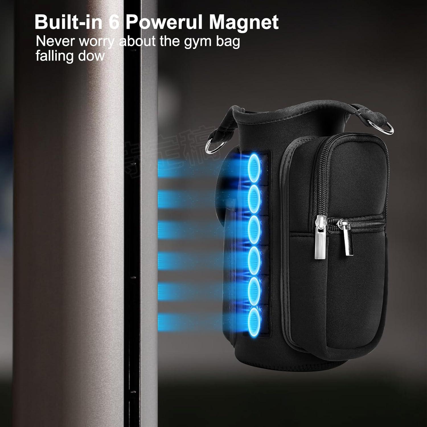 Bolsa de Gimnasio Magnética Panmout con Botella 800 ml