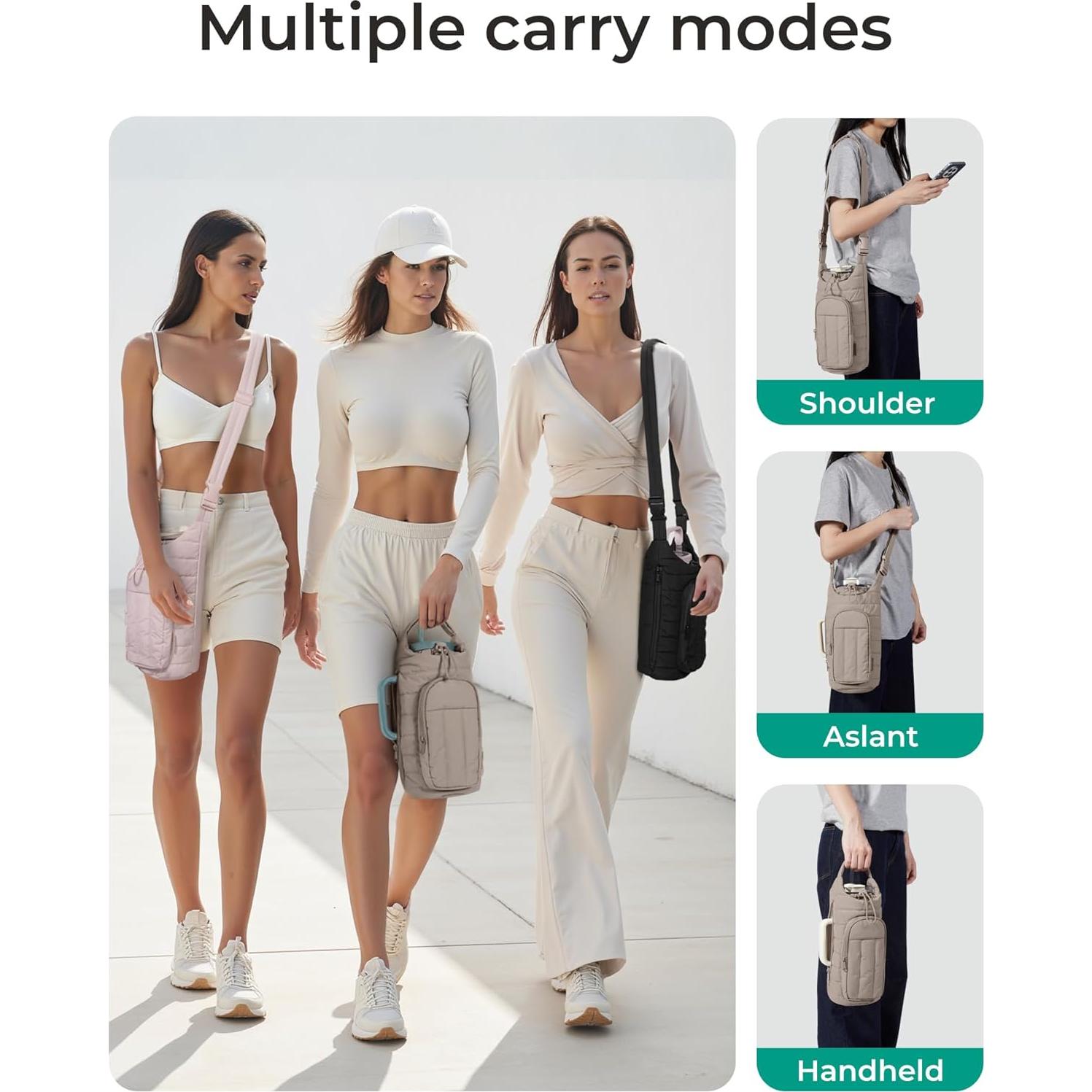 Bolsa Cruzada para Botellas de Agua BAGSMART Camel 1.81 kg