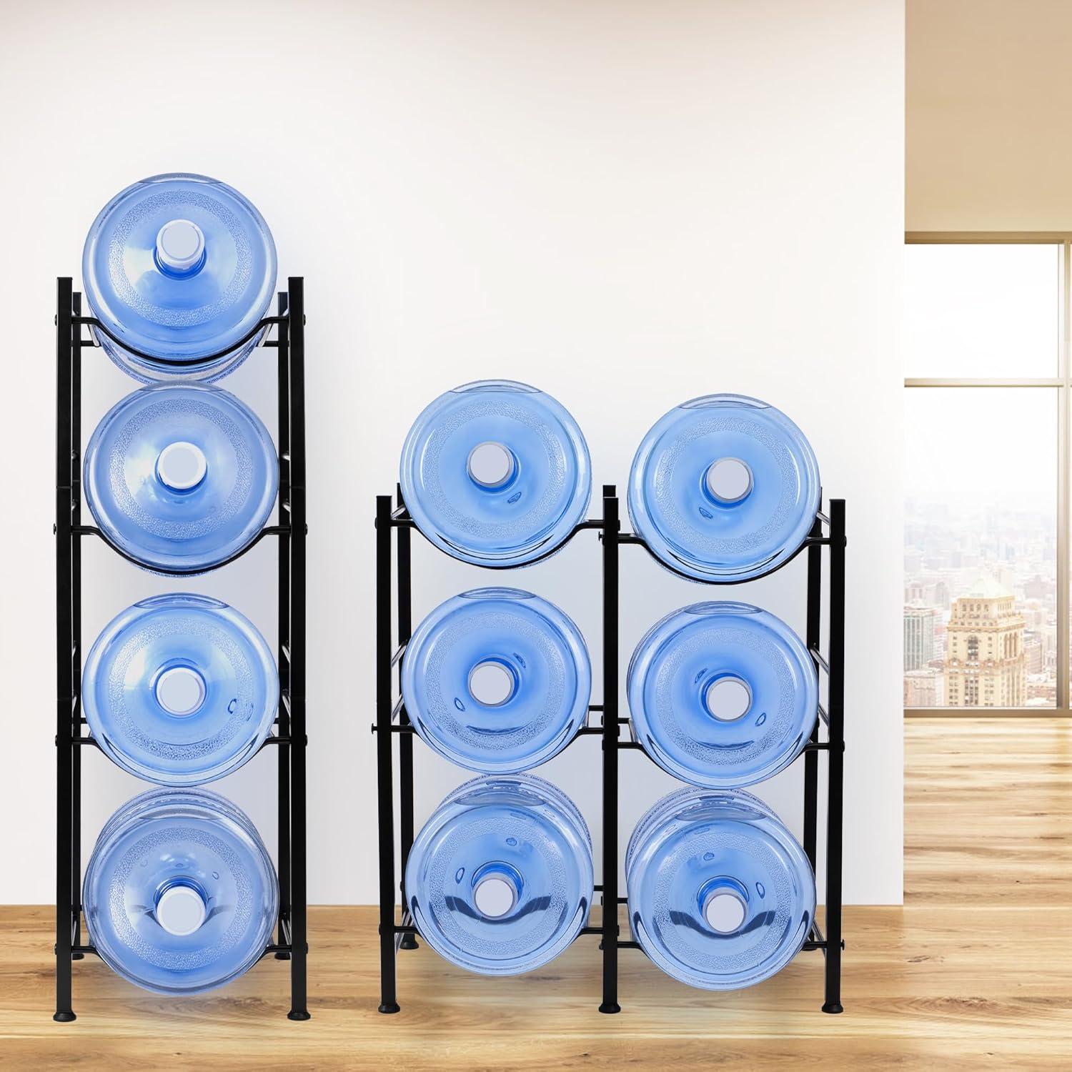 Organizador de Jarras de Agua Klvied 5 Niveles Acero Negro