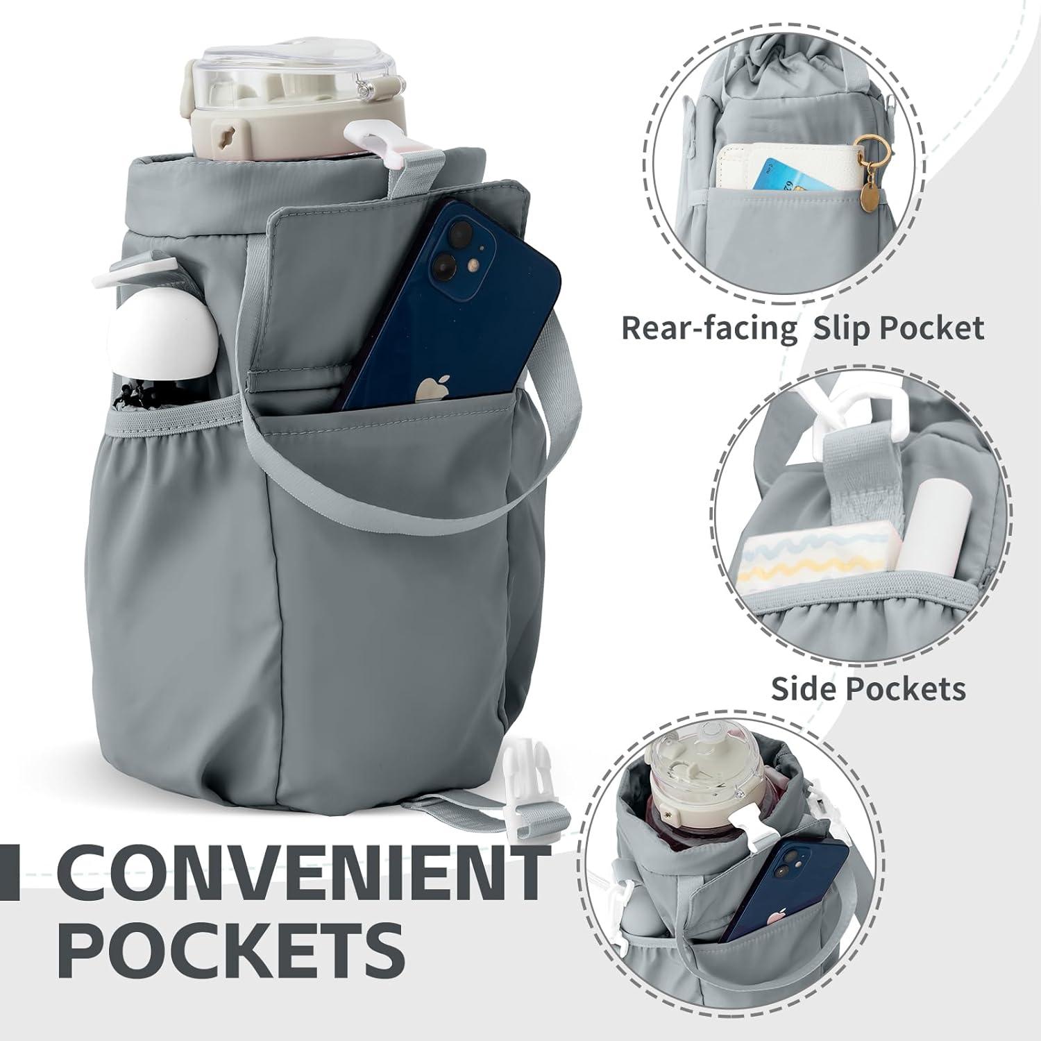 Soporte para Botellas de Agua BAVELOE 0.95L a 1.89L Gris