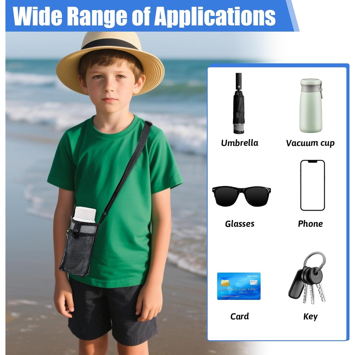 Portabotellas de Agua Ptwola 3 Piezas con Correa Ajustable