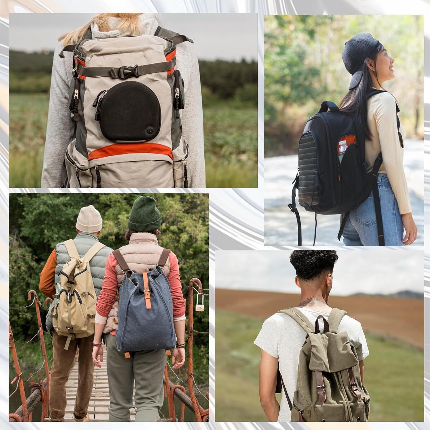 6 Clips para Botellas de Agua Tucnoeu de Silicona Negra