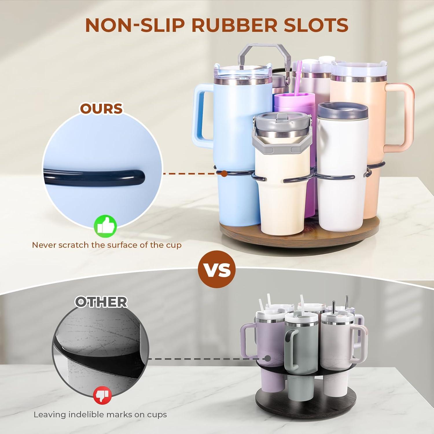 Soporte Giratorio KONE para Botellas de Agua 7 Ranuras