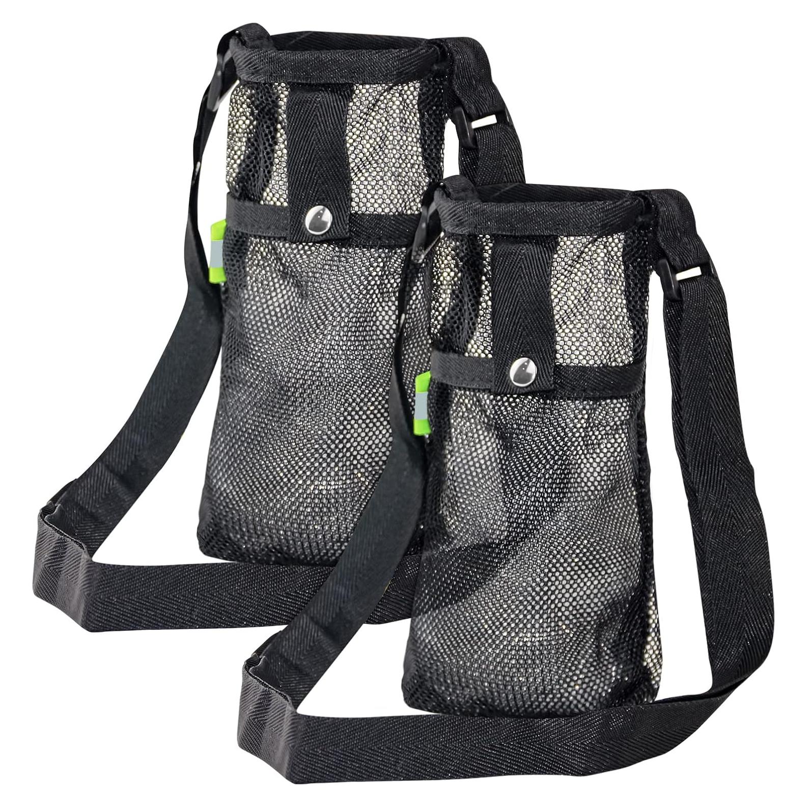2PCS Bolsa Portabotellas de Agua Zuihug - Soporte Negro L