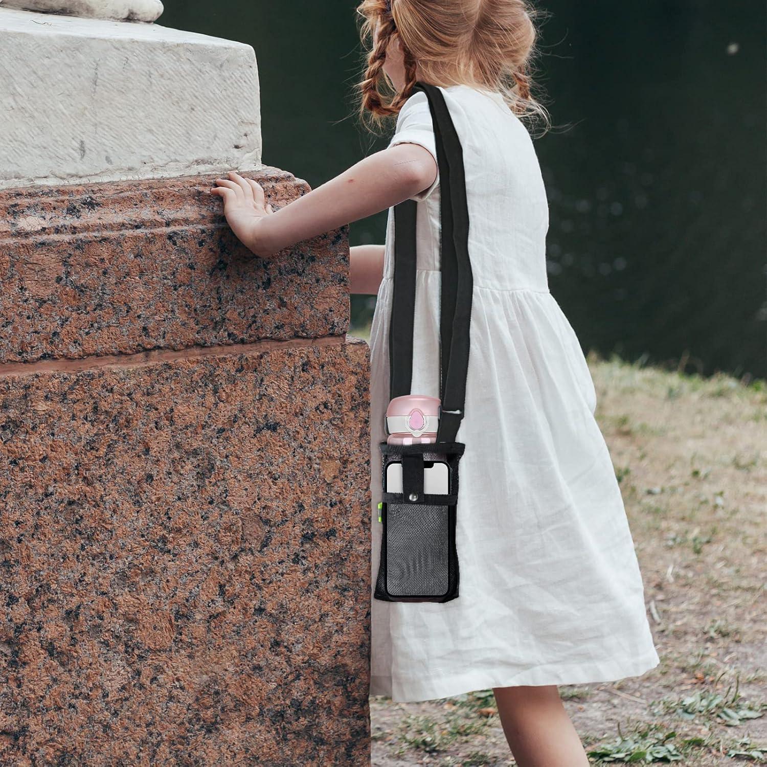 2PCS Bolsa Portabotellas de Agua Zuihug - Soporte Negro L