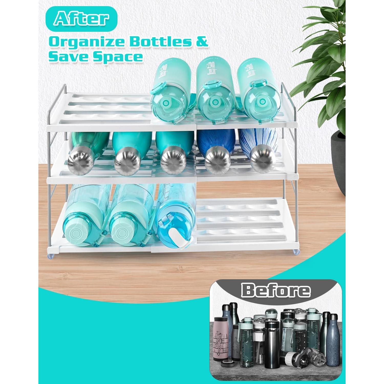 Organizador de Botellas de Agua Cirhy 3 Niveles Expandible