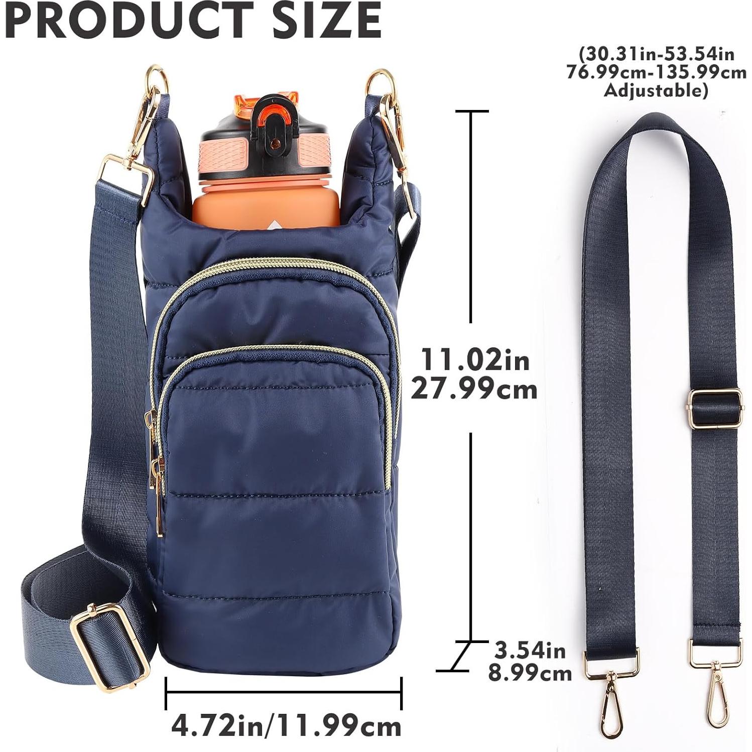 Soporte Acolchado para Botellas de Agua Dealkion 12x12x28cm Azul