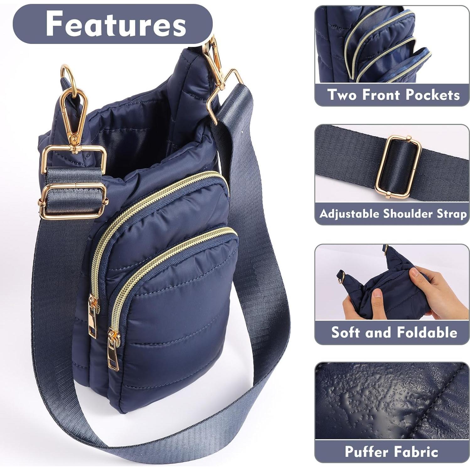 Soporte Acolchado para Botellas de Agua Dealkion 12x12x28cm Azul