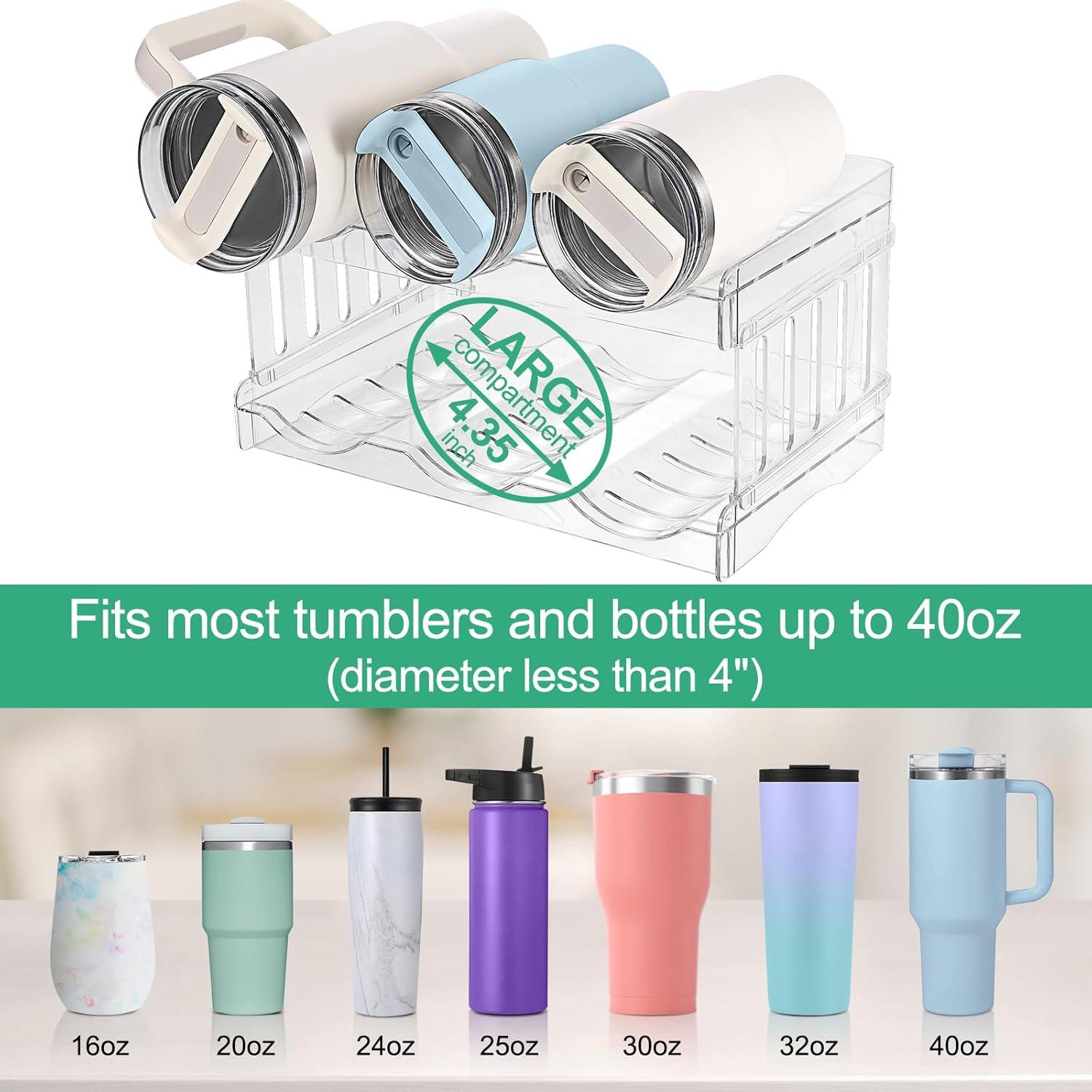 Organizador de Botellas de Agua MYJIE para Tazas Stanley 6 Compartimentos