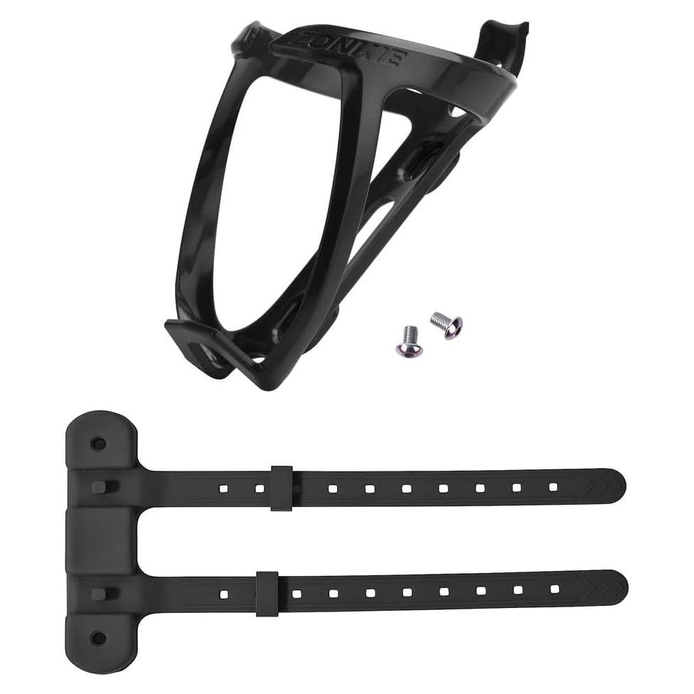 Soporte para Botellas de Bicicleta ZONKIE Negro con Montaje Rápido