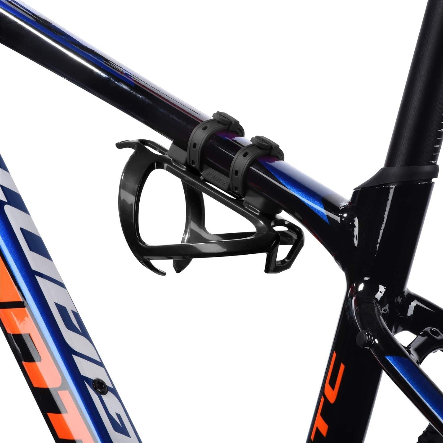 Soporte para Botellas de Bicicleta ZONKIE Negro con Montaje Rápido
