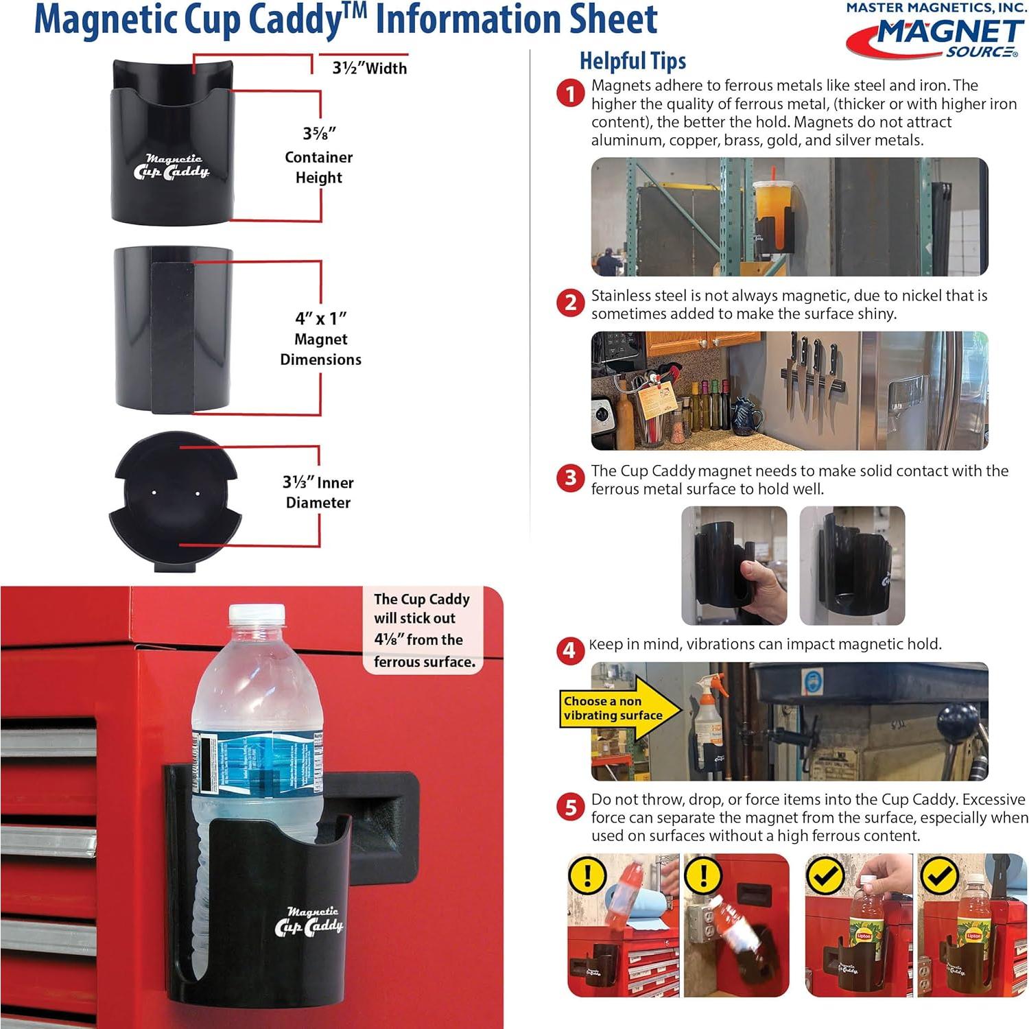 Soporte Magnético para Tazas Master Magnetics - Caddy Universal