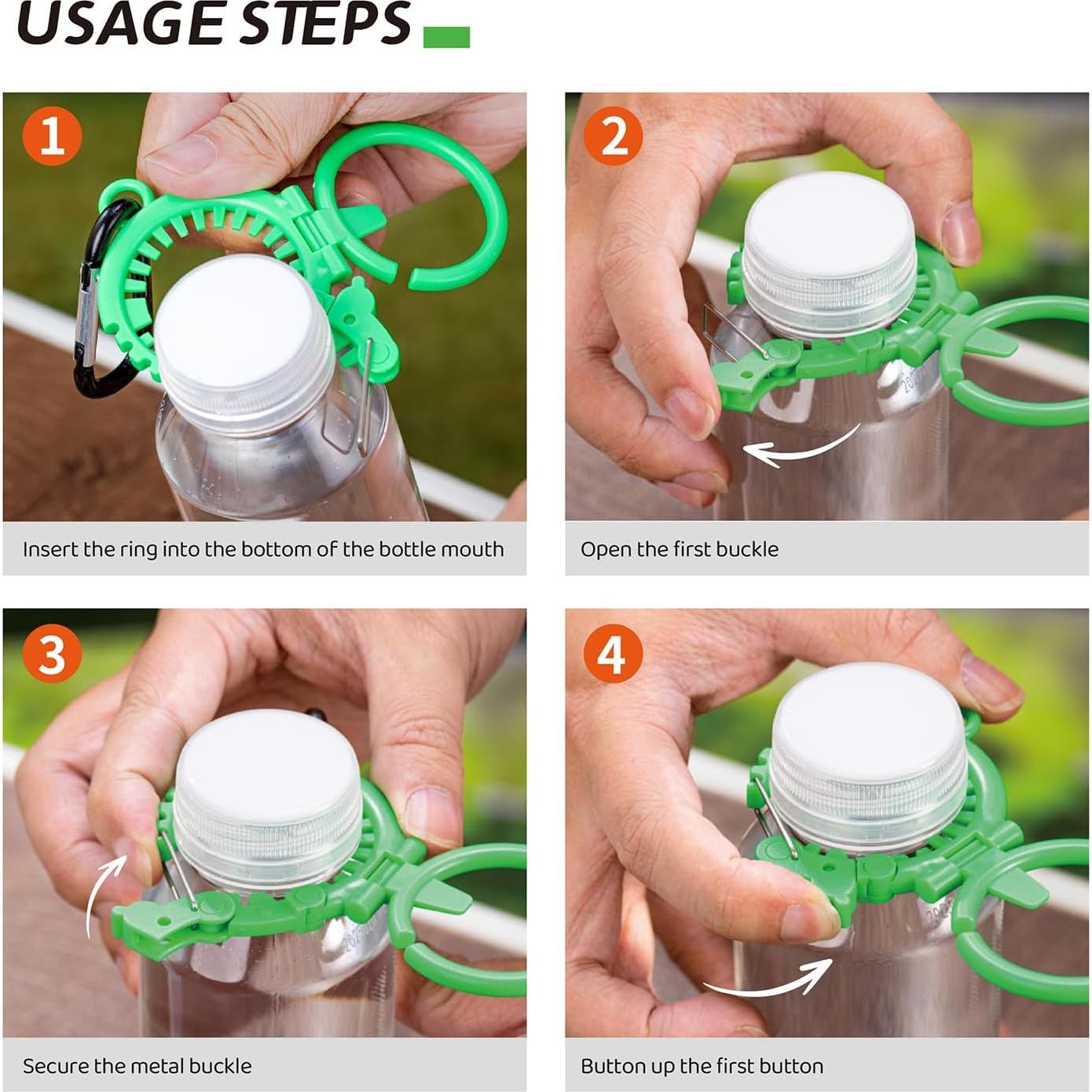 Soporte de Botella de Agua GJFCWFTH BF-888 con Carabiner