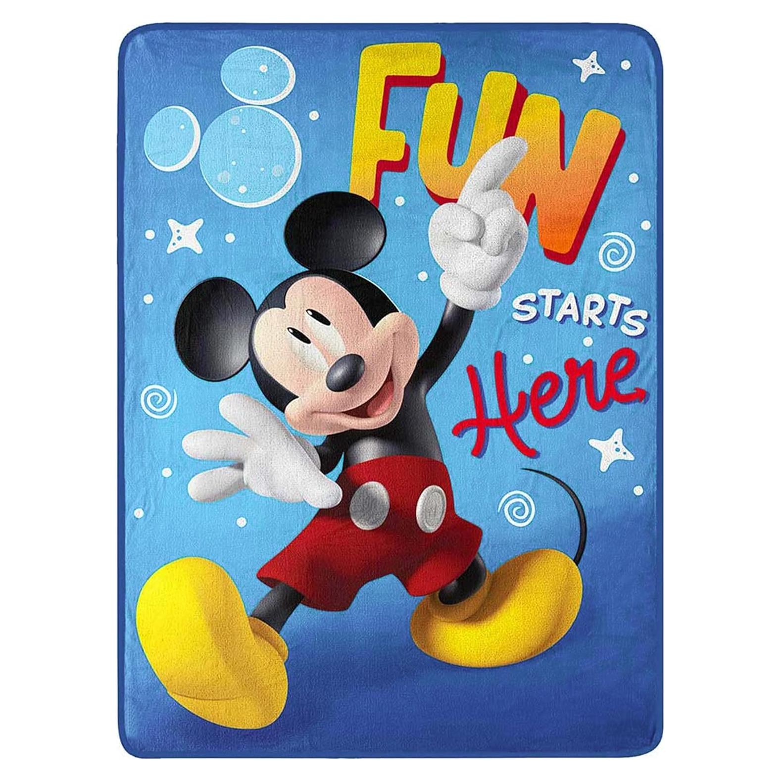 Manta de Toque de Seda Northwest Mickey Mouse 116x152 cm