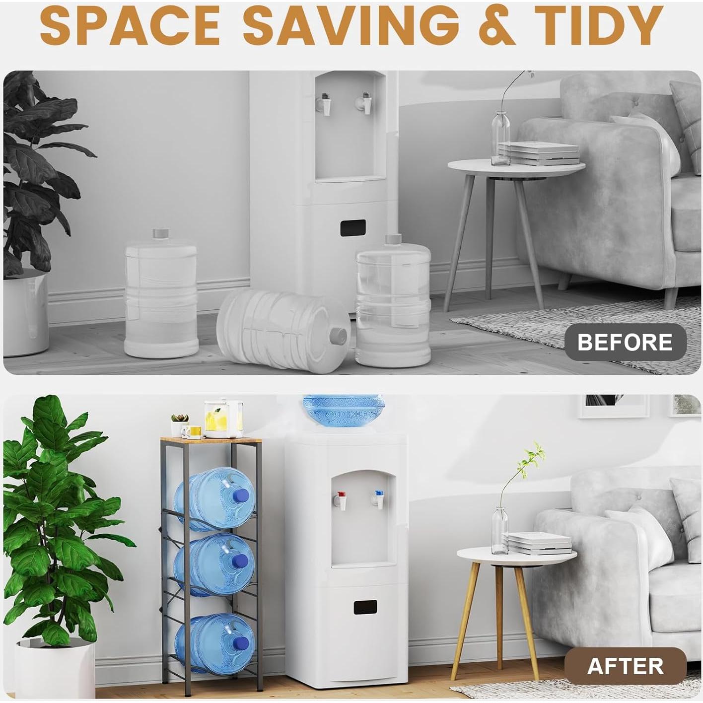 Soporte para Jarras de Agua Housolution 5 Galones 3 Niveles