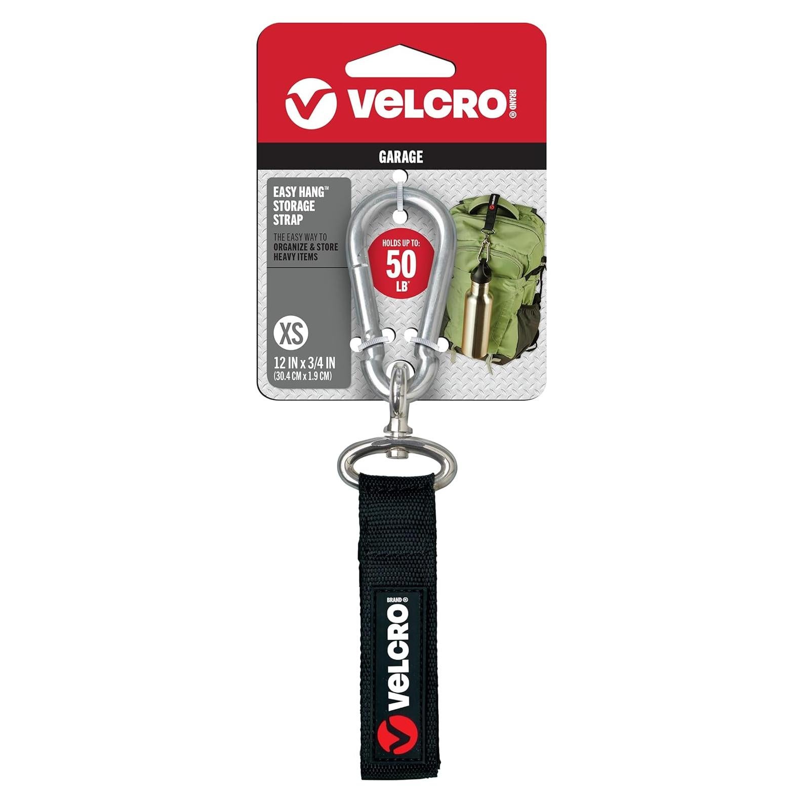 Correa de Almacenamiento VELCRO Marca 30196, Negra, 1Pk