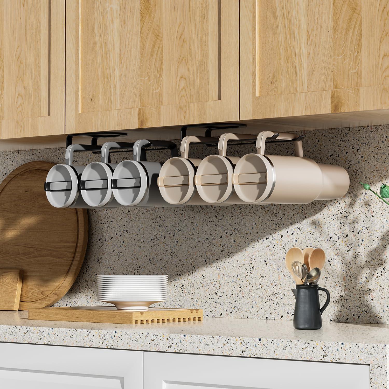 Organizador de Botellas MOJOHAND Negro 2 Paquete para Tazas