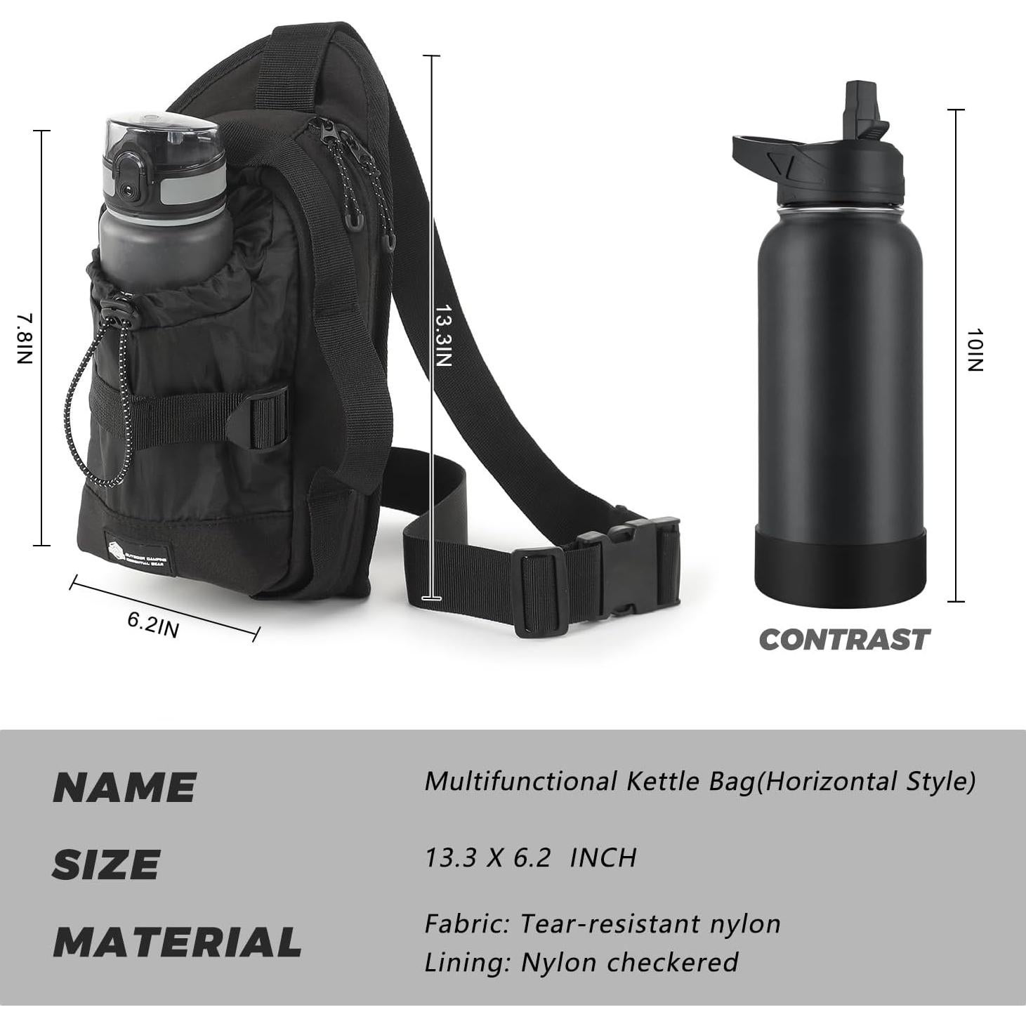 Bolsa de Cintura OCE GEAR Impermeable para Botella de Agua