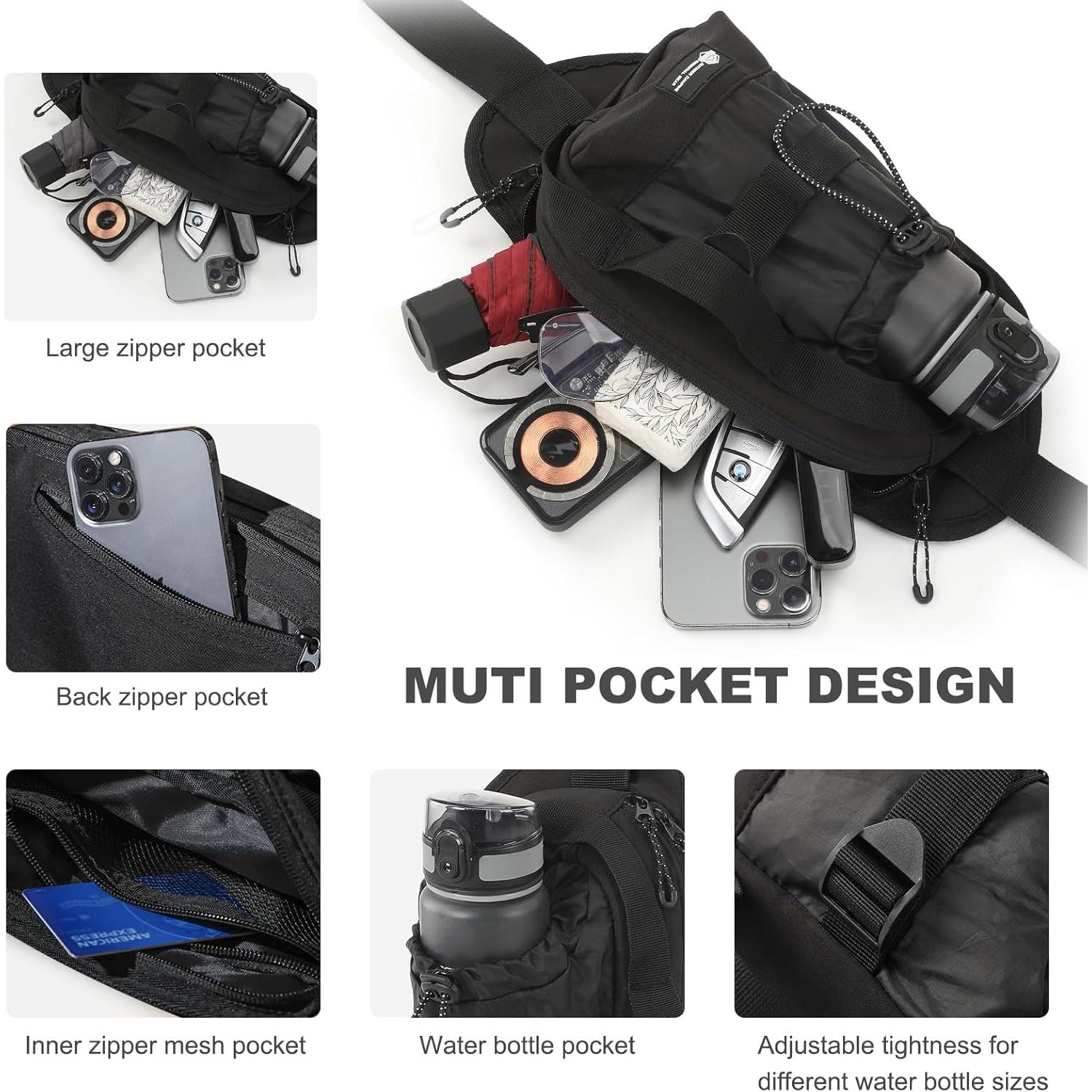 Bolsa de Cintura OCE GEAR Impermeable para Botella de Agua