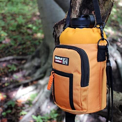 Soporte para Botellas de Agua Wild Wolf Outfitters 1.89L Naranja