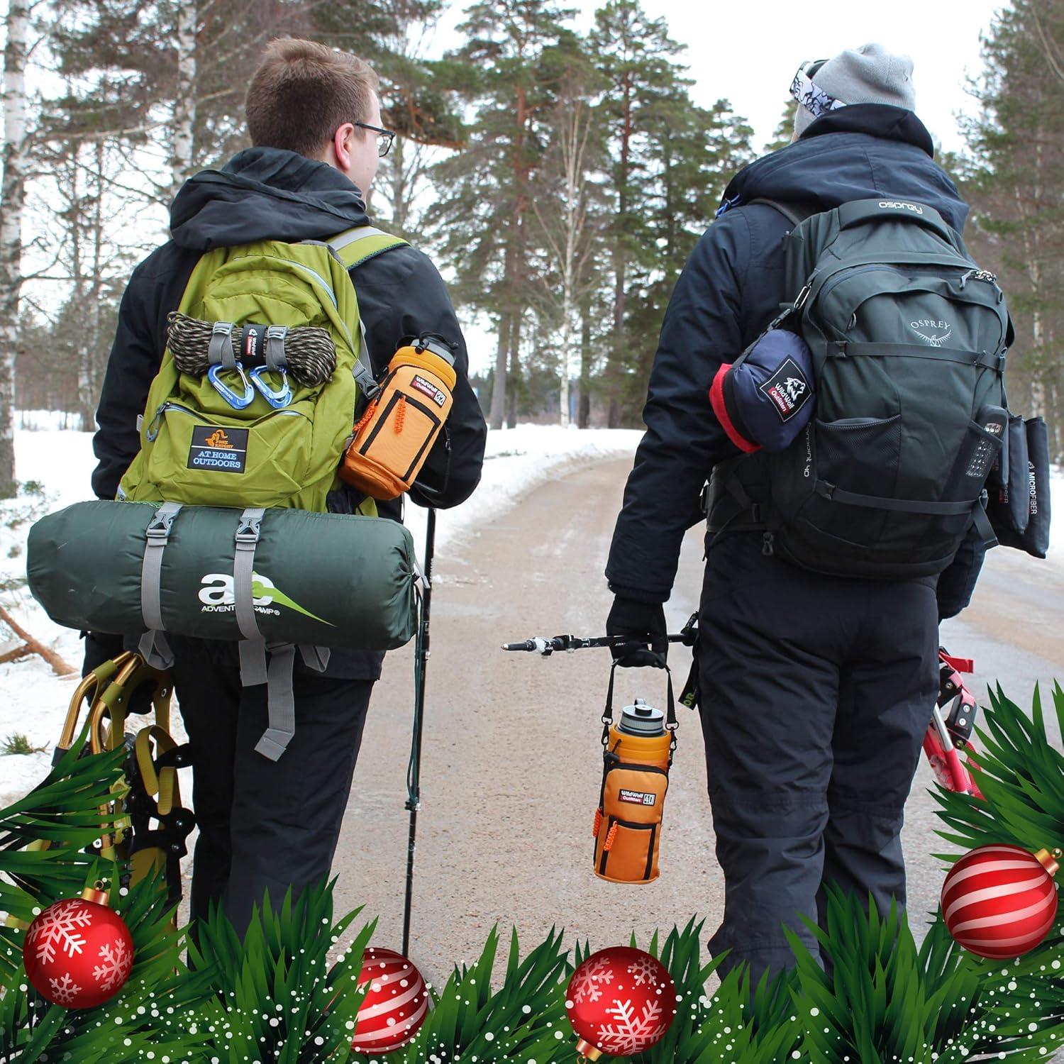 Soporte para Botellas de Agua Wild Wolf Outfitters 1.89L Naranja