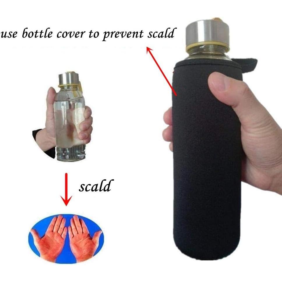 Bolsa Portabotellas de Agua 750ml Neopreno Candygirlft Negra