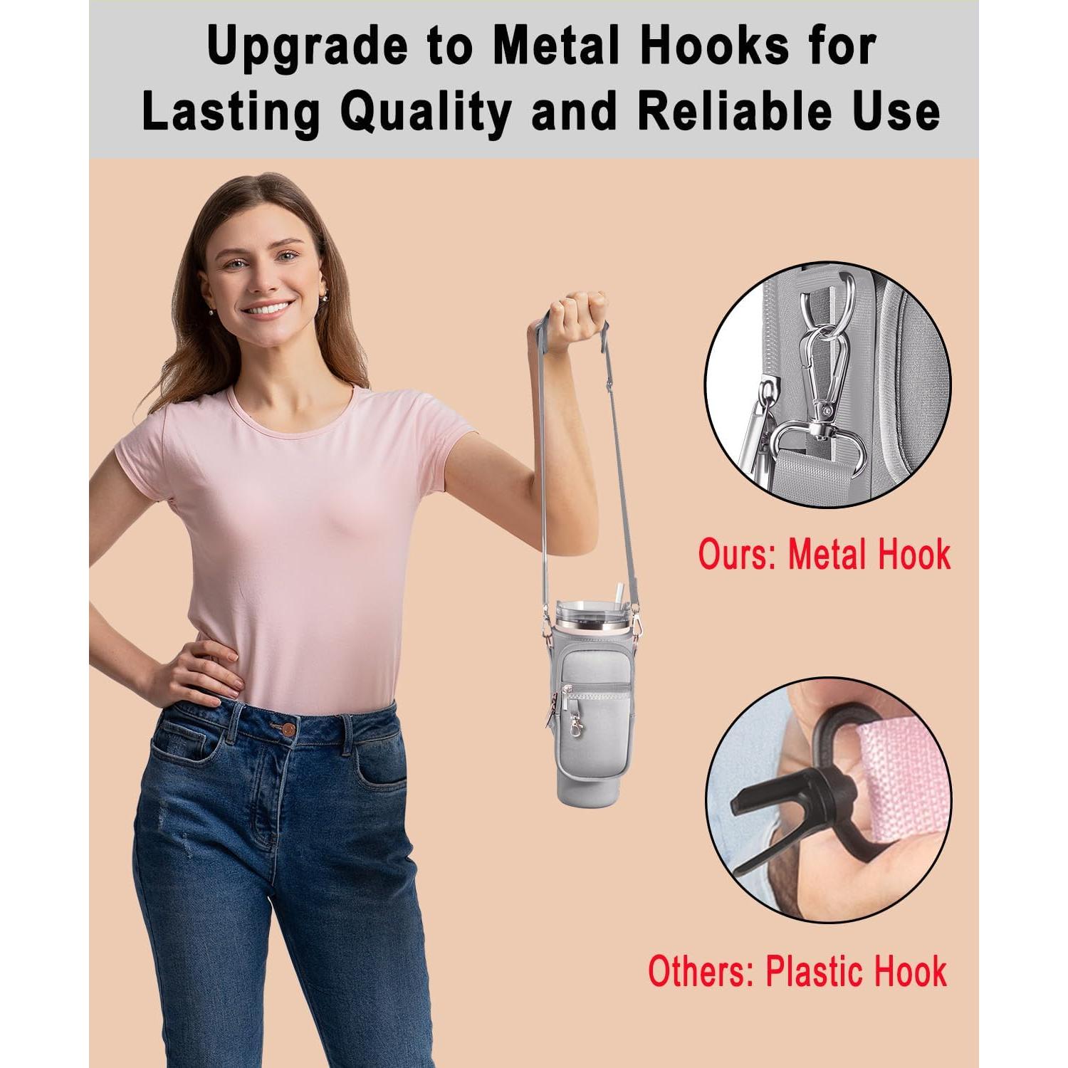 Bolsa de Transporte KTKUDY para Tumbler 40oz con Asa - Gris