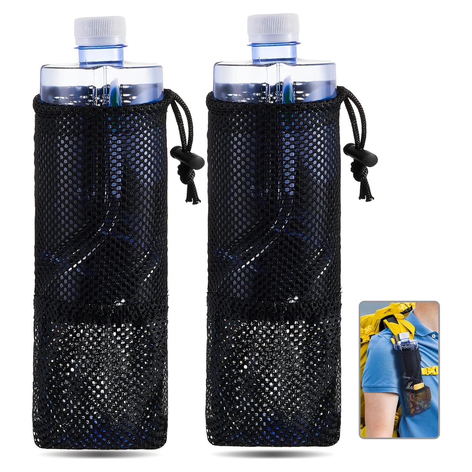 Soporte para Botellas de Agua Riakrum 2 Pcs Negro 26x11 cm