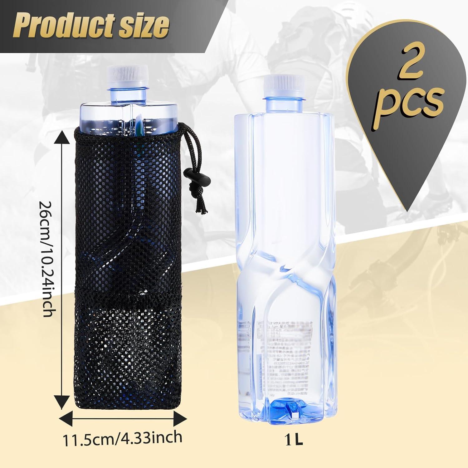 Soporte para Botellas de Agua Riakrum 2 Pcs Negro 26x11 cm