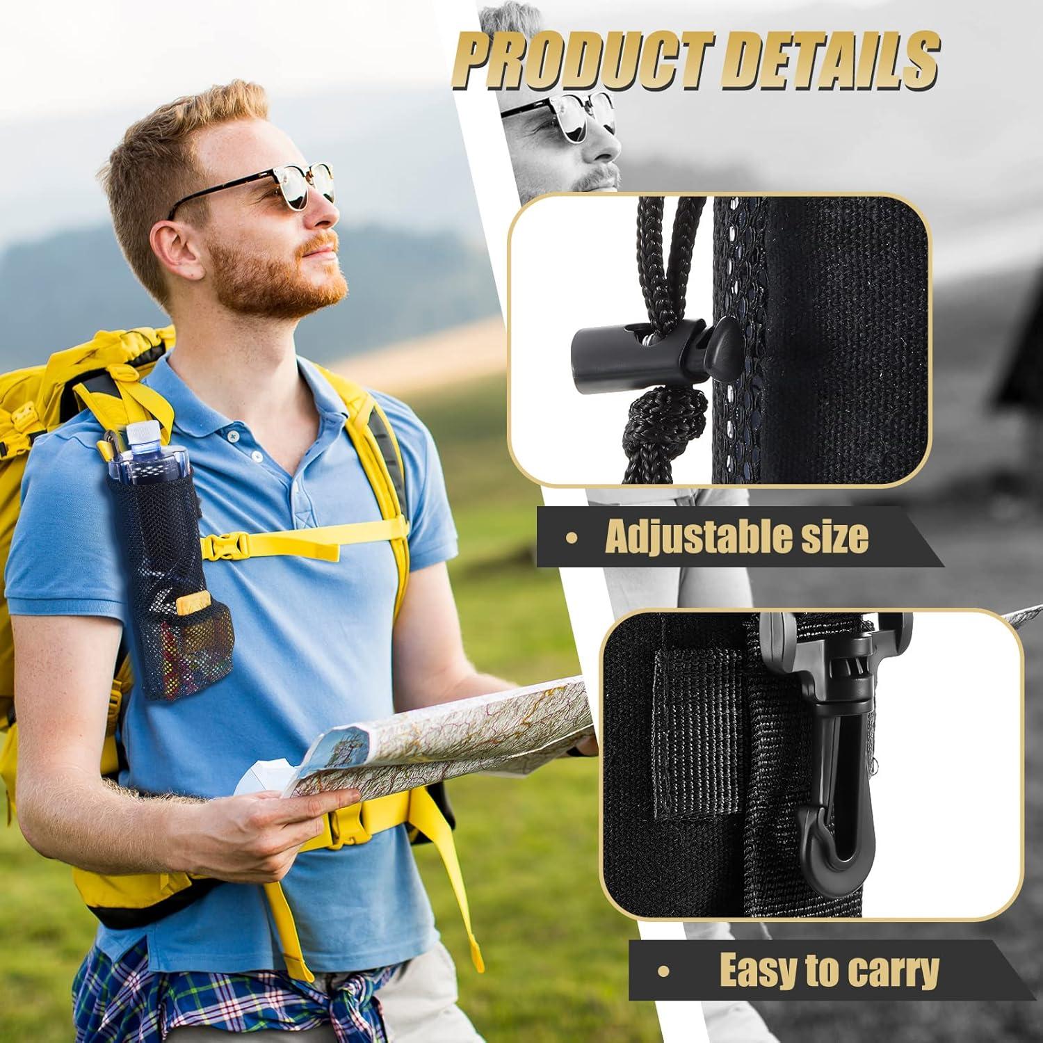 Soporte para Botellas de Agua Riakrum 2 Pcs Negro 26x11 cm