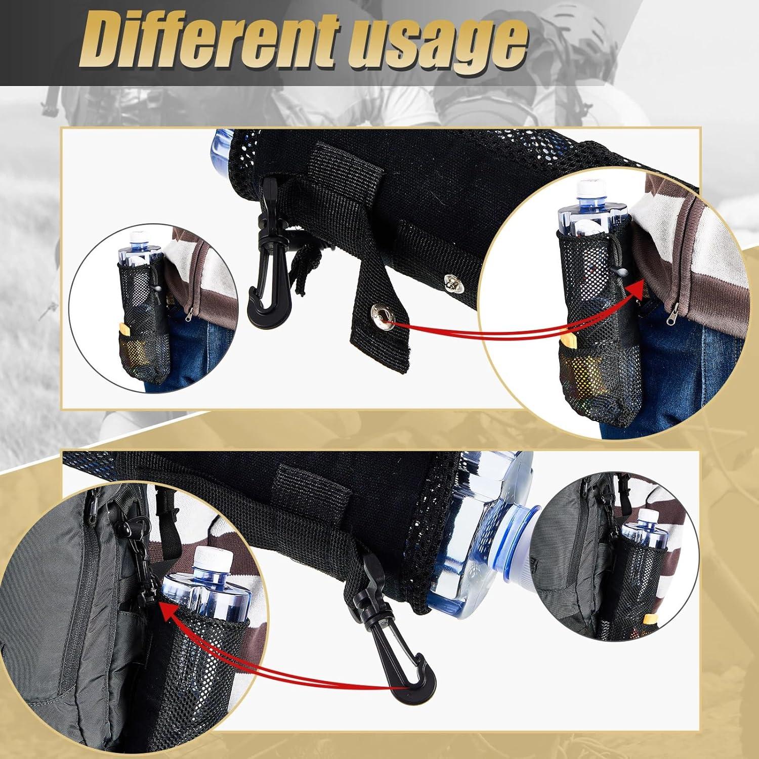 Soporte para Botellas de Agua Riakrum 2 Pcs Negro 26x11 cm