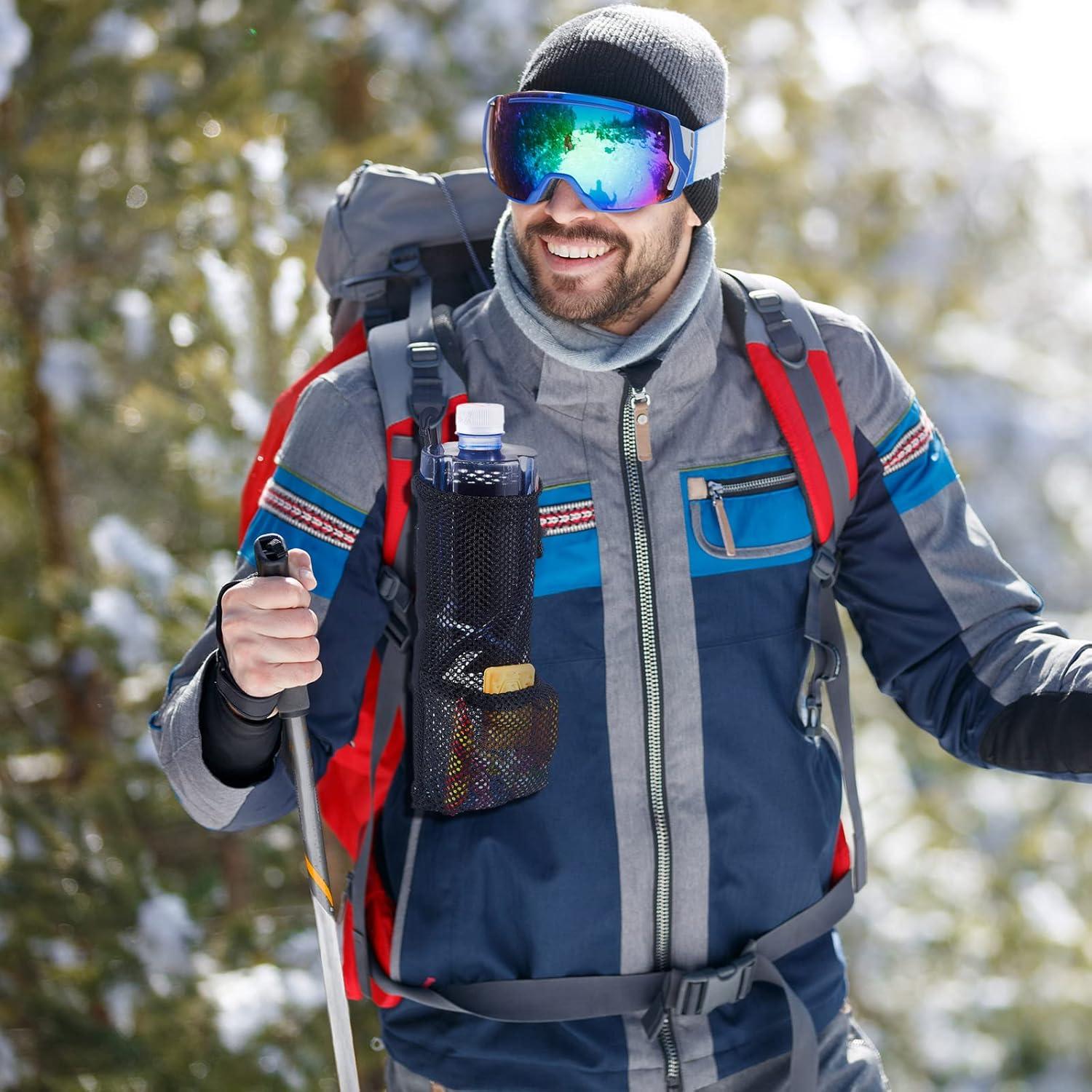 Soporte para Botellas de Agua Riakrum 2 Pcs Negro 26x11 cm