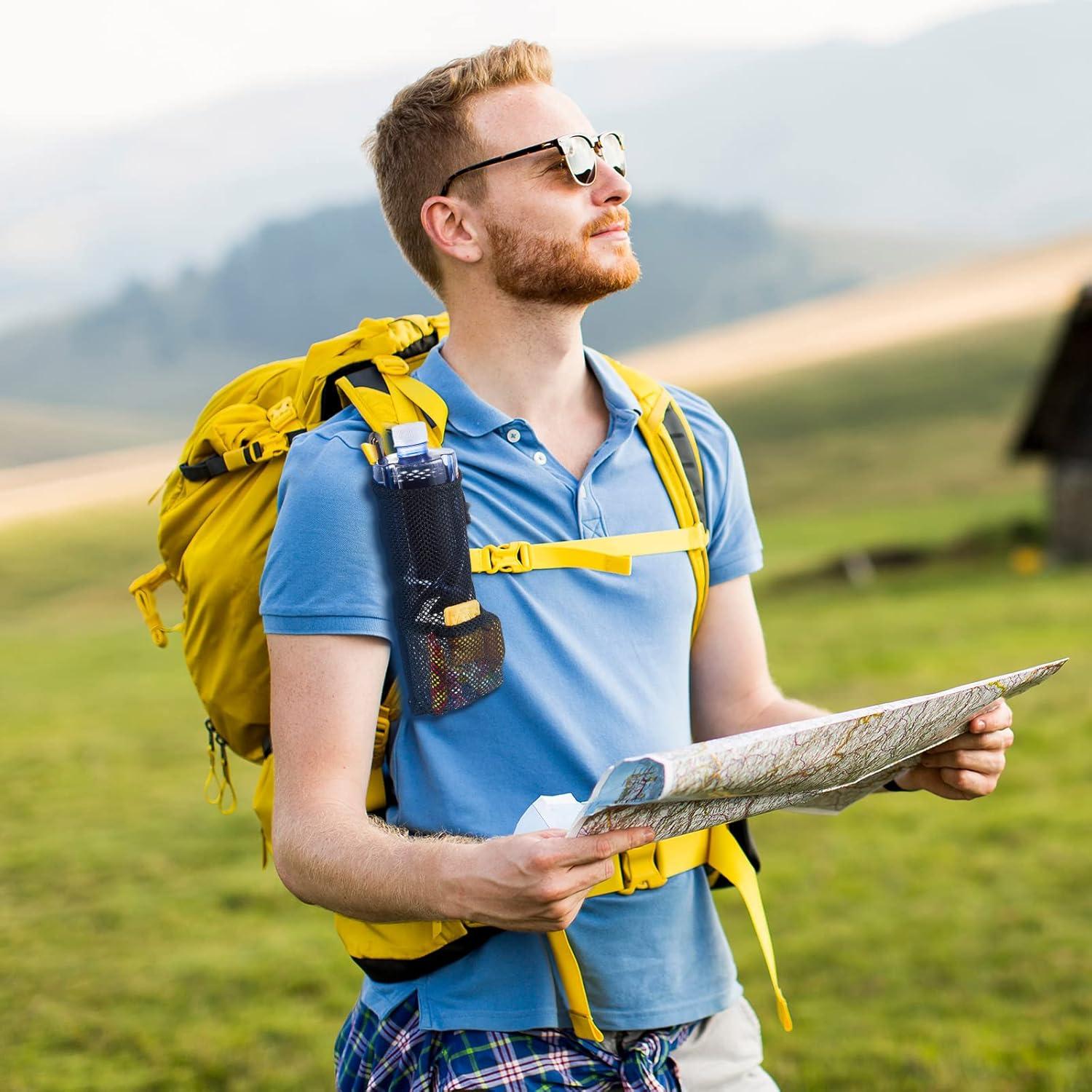 Soporte para Botellas de Agua Riakrum 2 Pcs Negro 26x11 cm