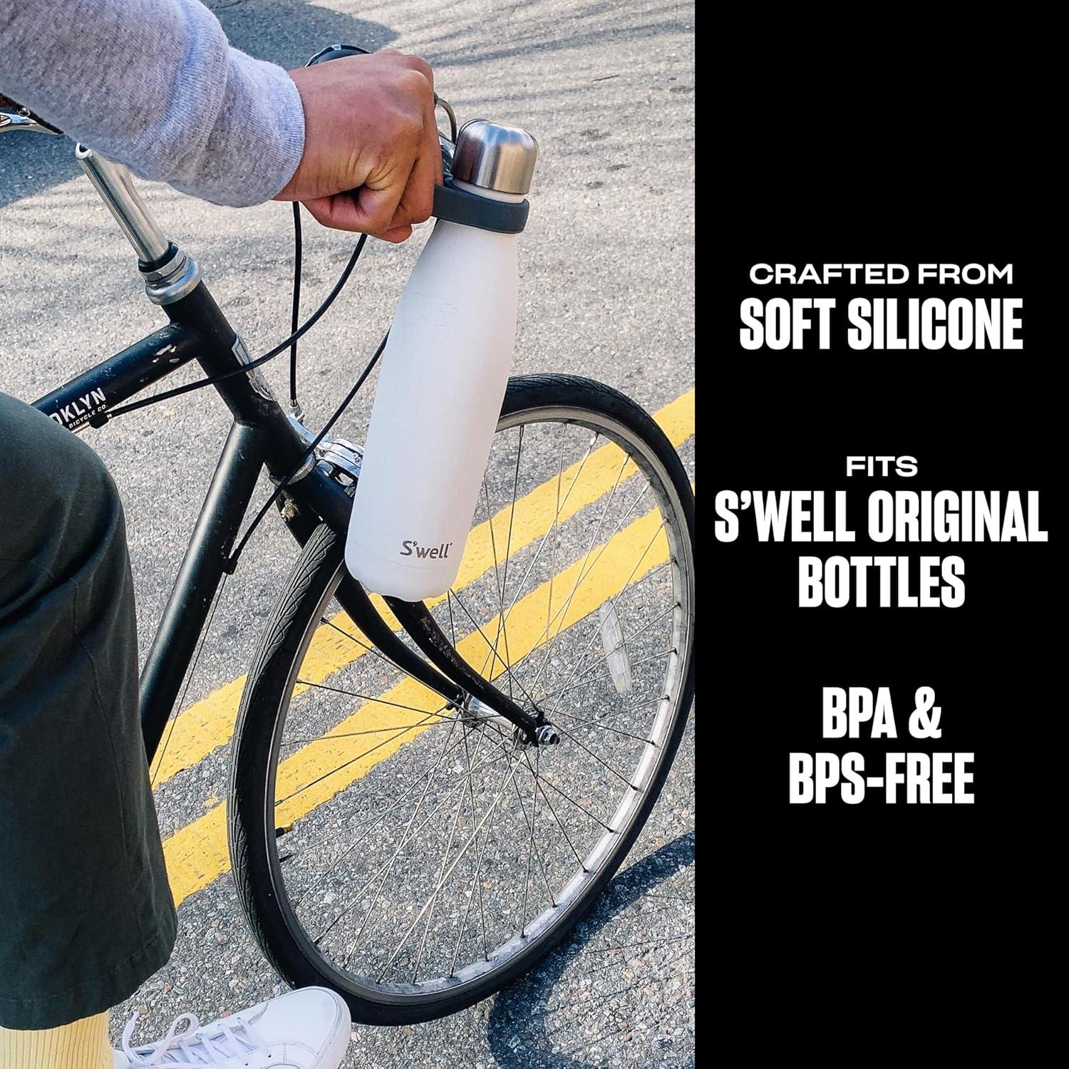 Mango de botella S'well gris para botellas de 9oz a 25oz