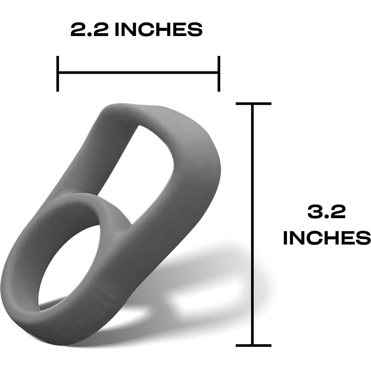 Mango de botella S'well gris para botellas de 9oz a 25oz