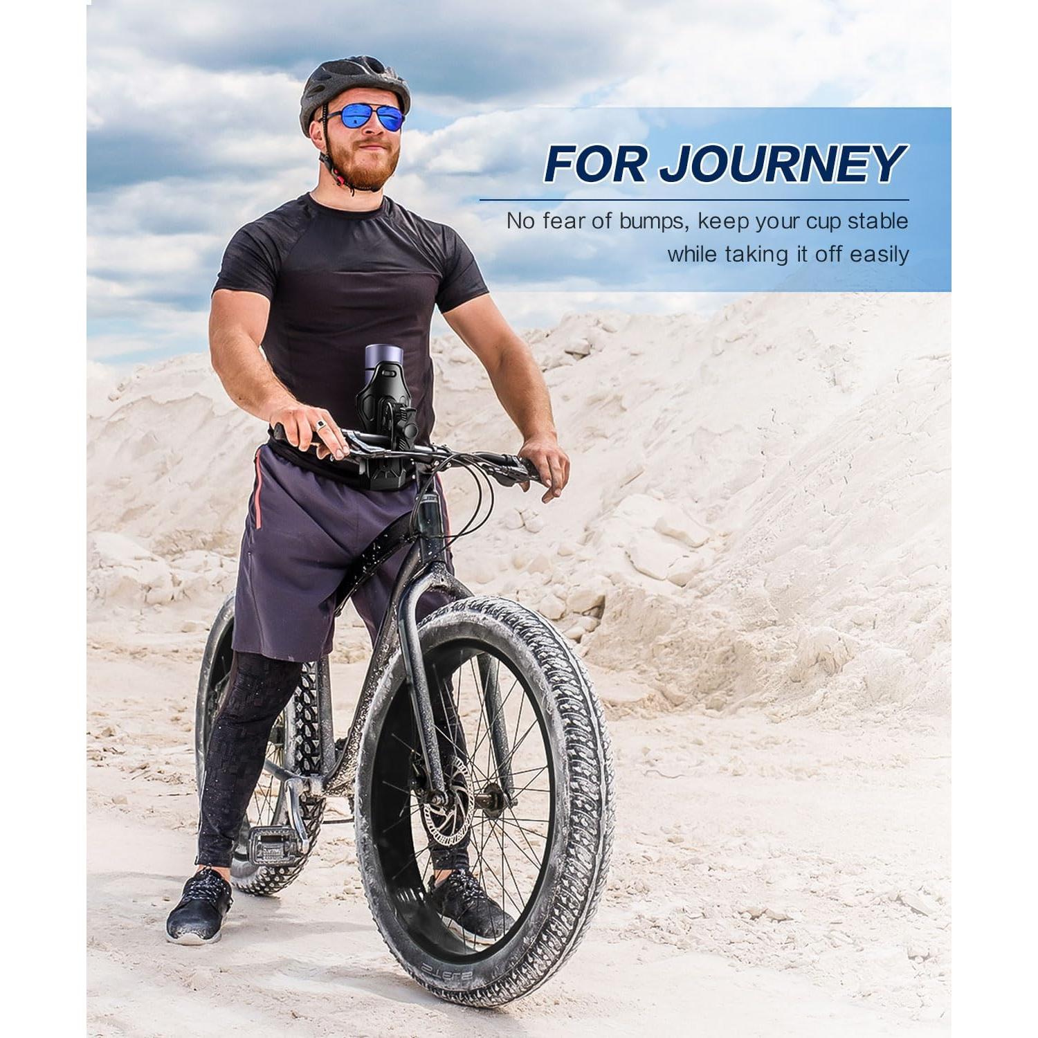 Soporte para Taza de Motocicleta FODSPORTS ZJ01, Universal 0.5-1.57"