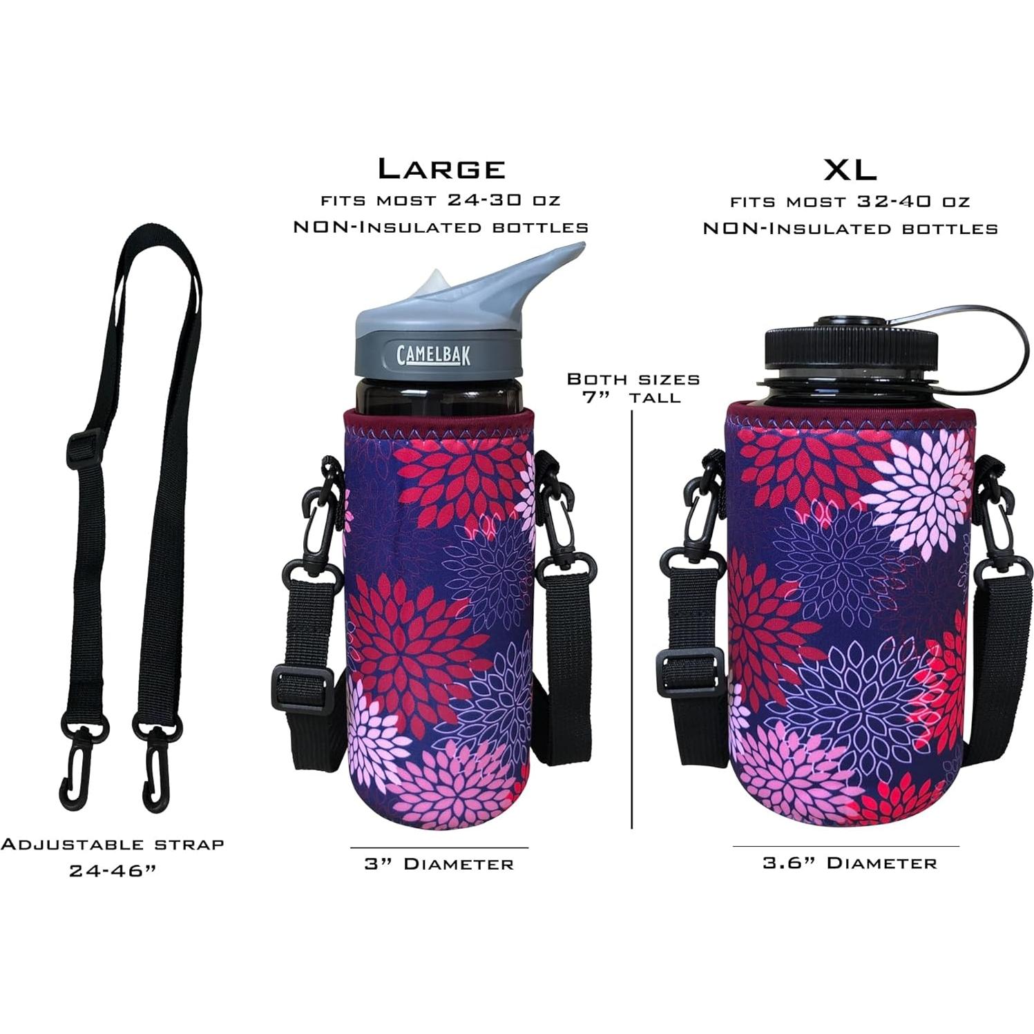 Portabotellas de Agua Koverz Grande 24-30oz Neopreno Tres Chic