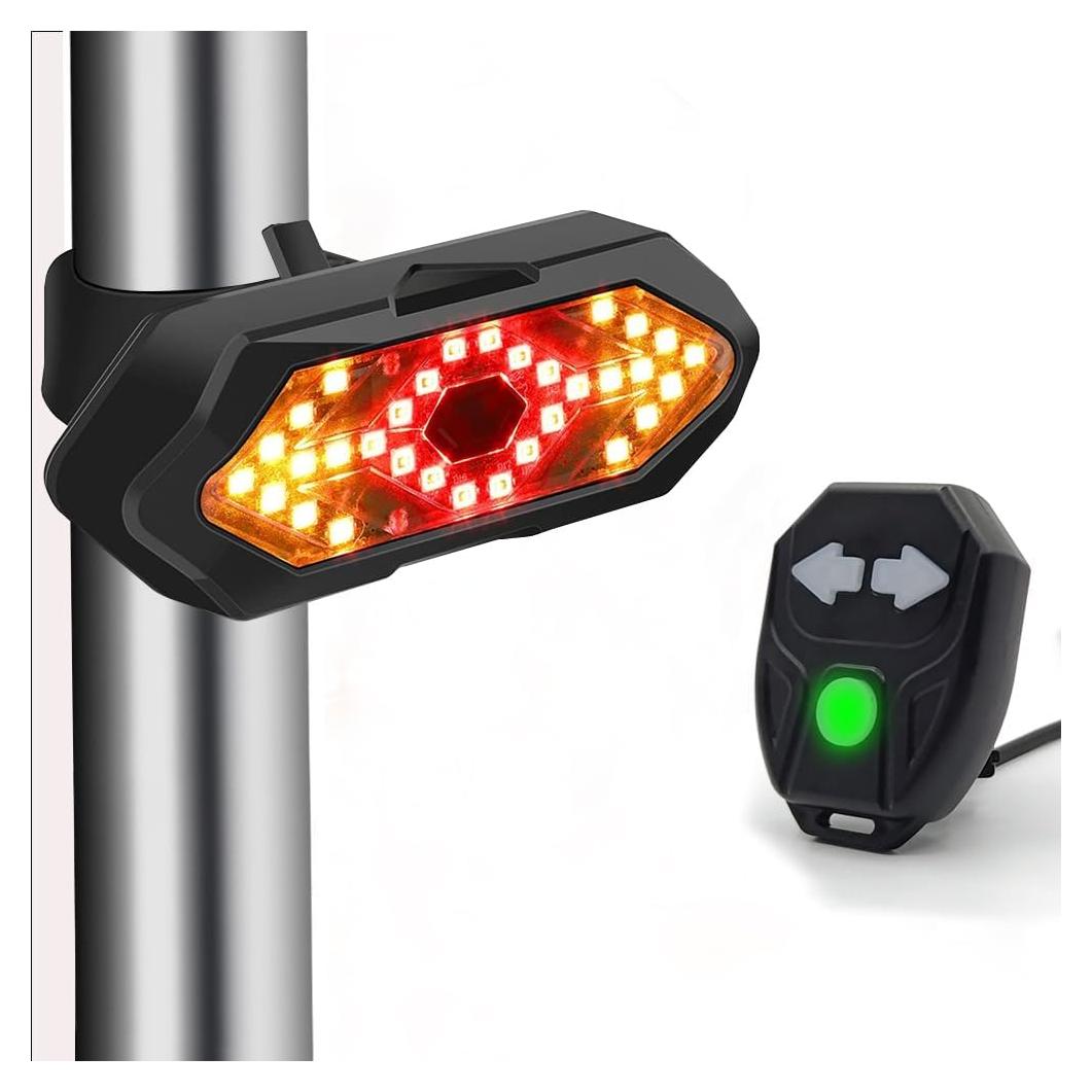 Luz Trasera de Bicicleta HITASTAR Tipo 5 LED Recargable IPX4