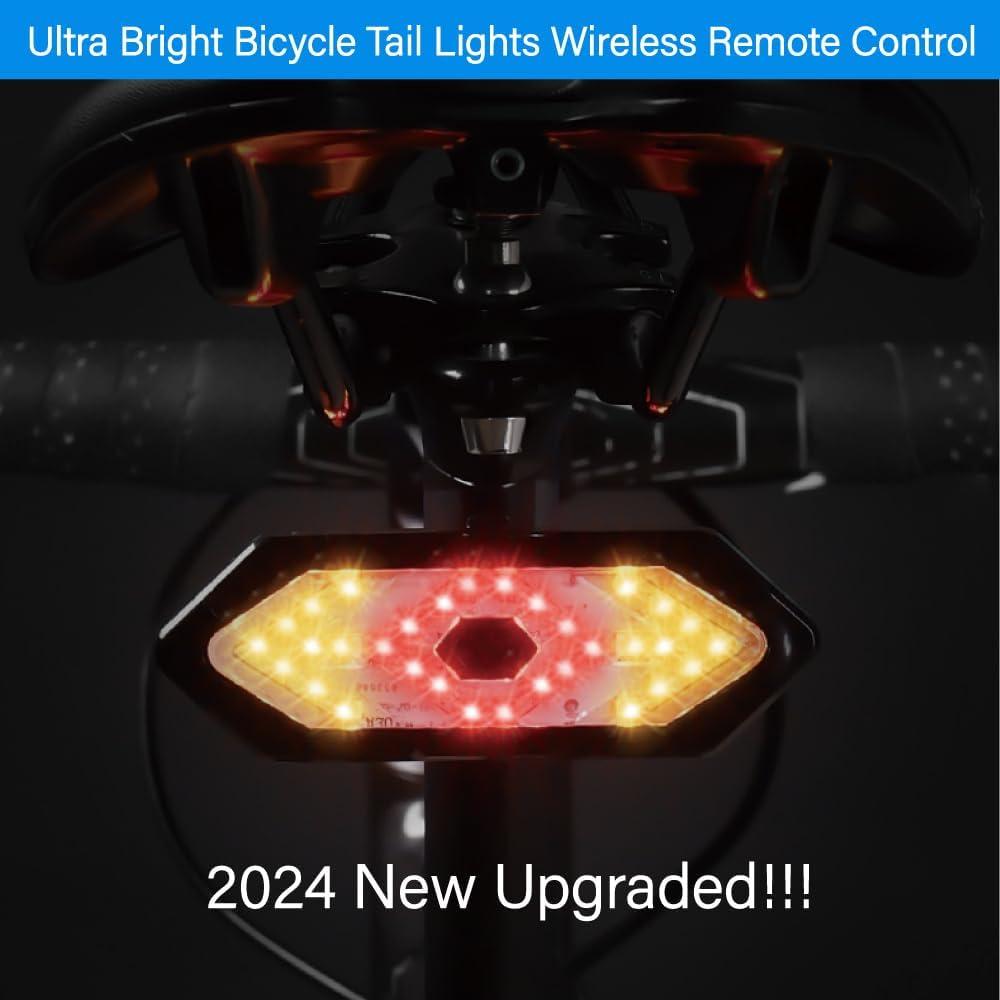 Luz Trasera de Bicicleta HITASTAR Tipo 5 LED Recargable IPX4