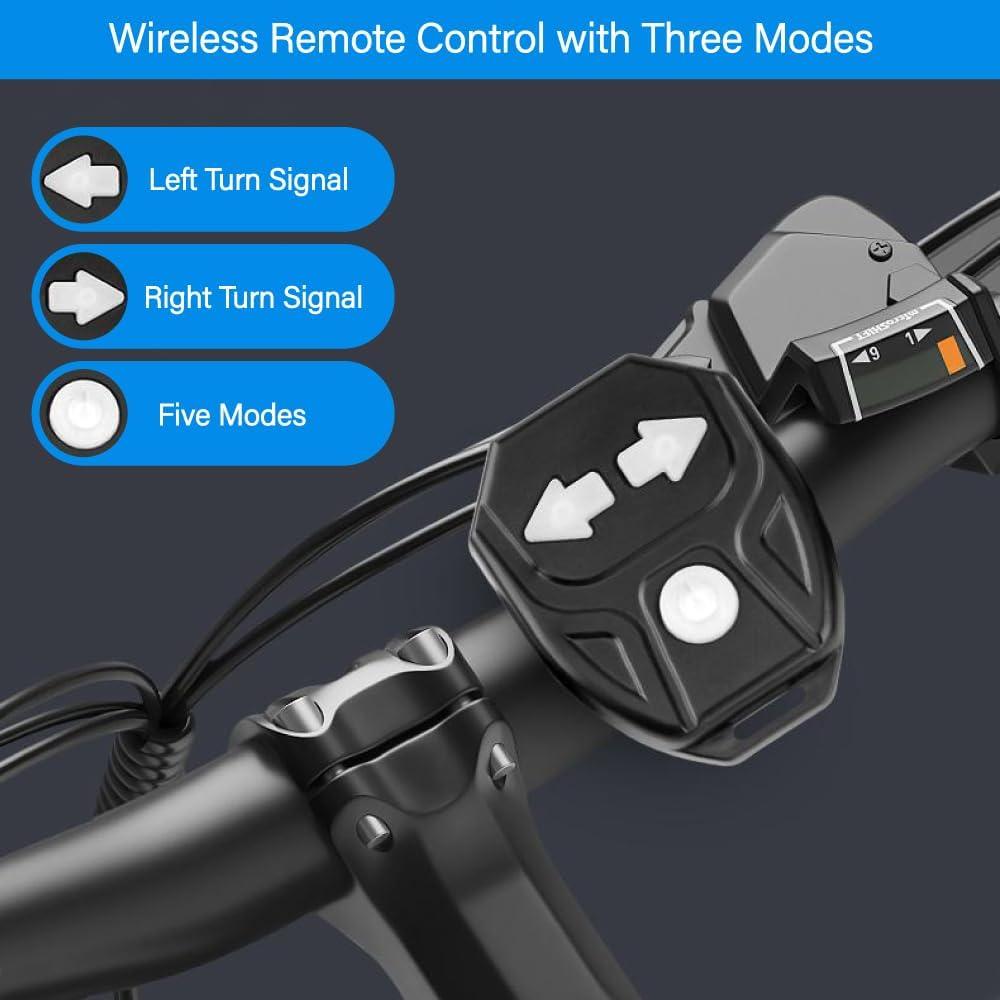 Luz Trasera de Bicicleta HITASTAR Tipo 5 LED Recargable IPX4