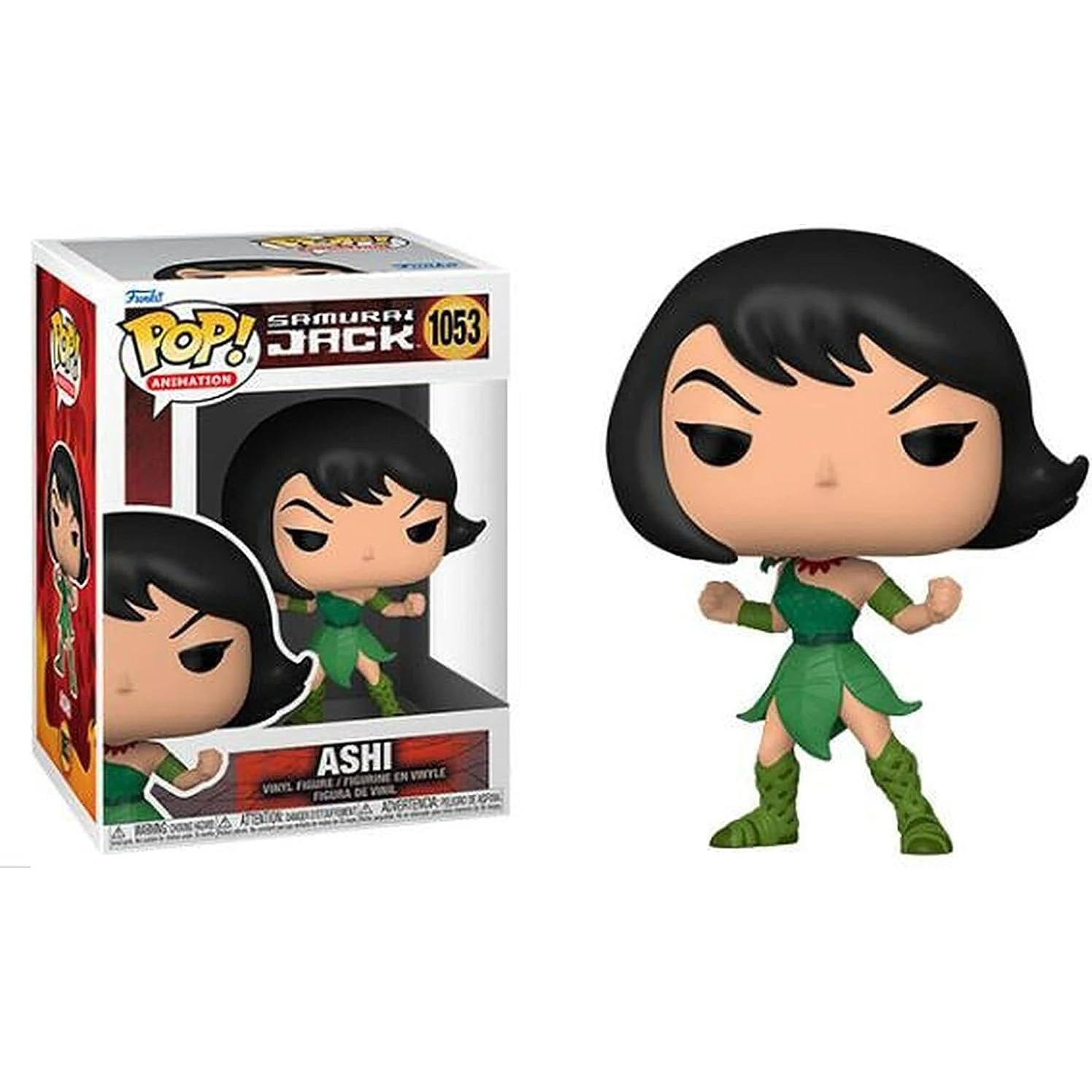 Figura Funko Pop! Samurai Jack - Ashi, 9.5 cm, Multicolor