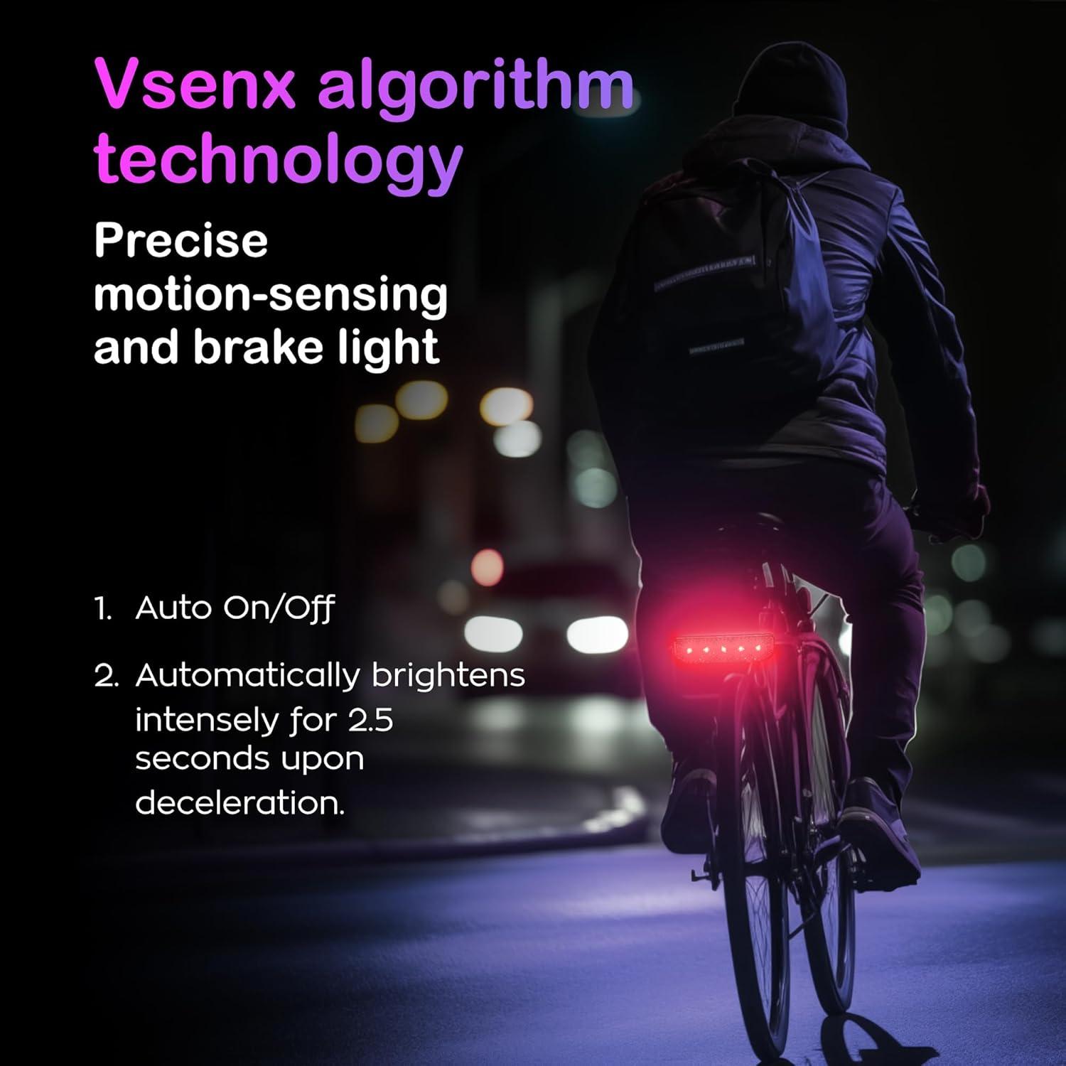 Luz Trasera BikeSpark BKS-G5 Recargable Tipo-C 10 Lúmenes