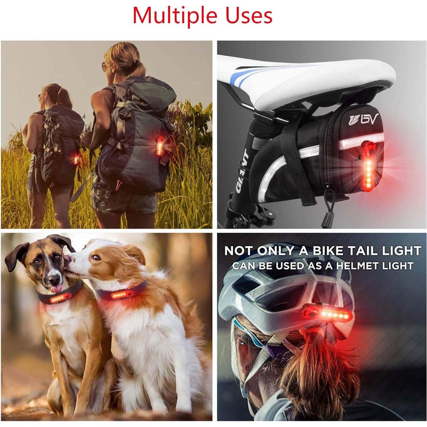 Luz Trasera Recargable Yuwumin VE-BTL056 Rojo 50 Lúmenes