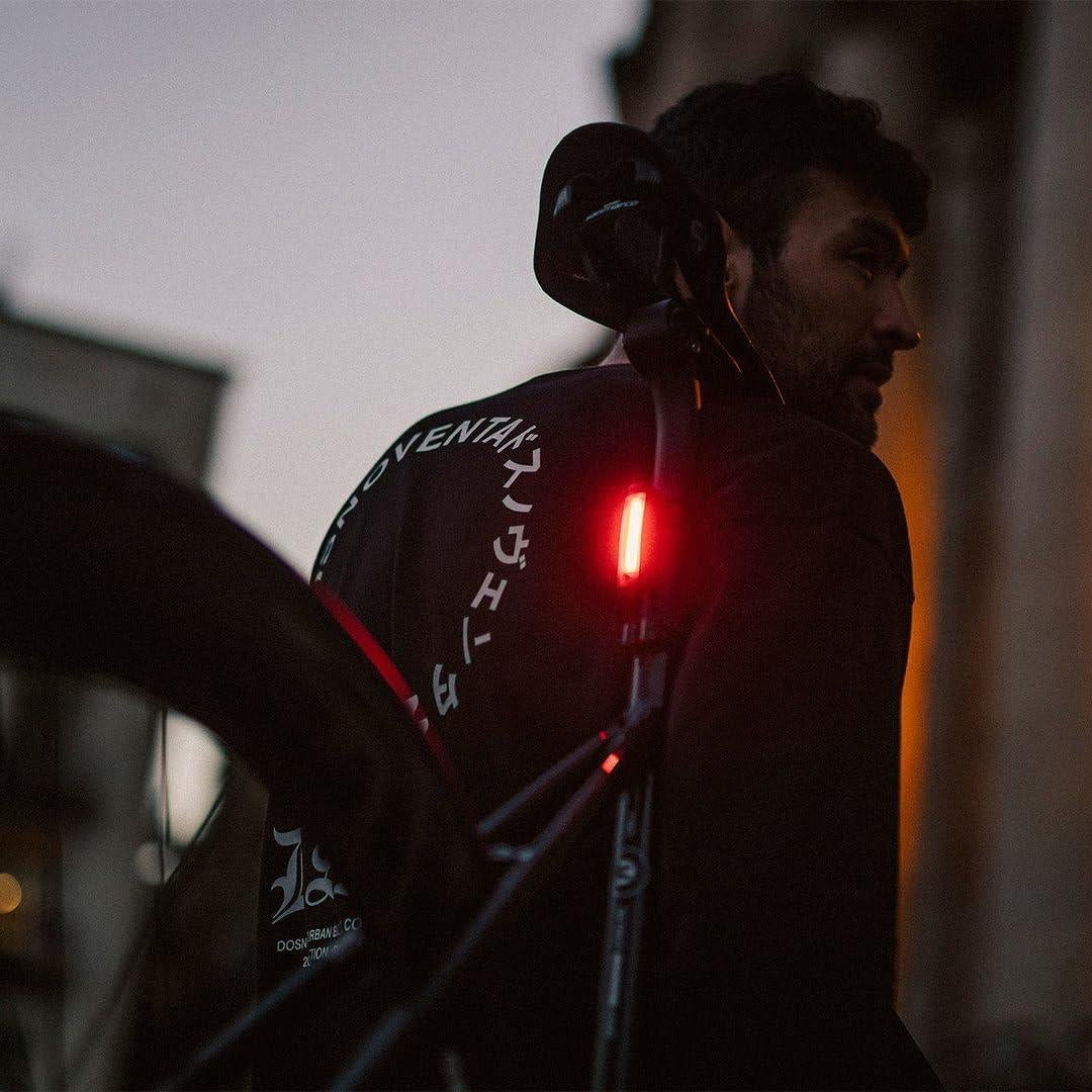 Luz Trasera LED Knog Plus para Bicicleta - Recargable, Impermeable