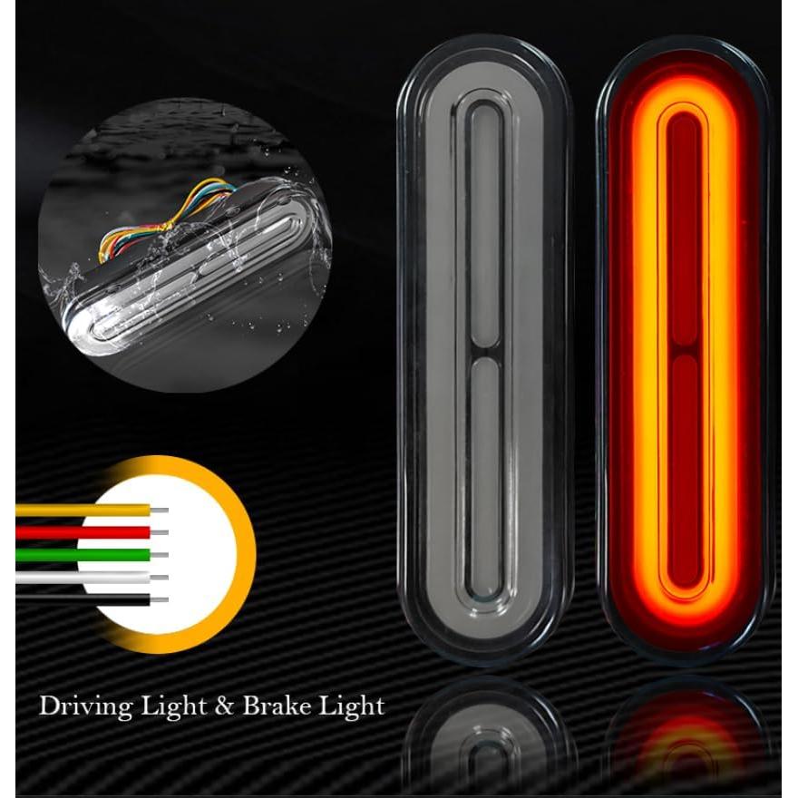 Luz LED Doble Color BlyilyB para Motocicleta 12-80V