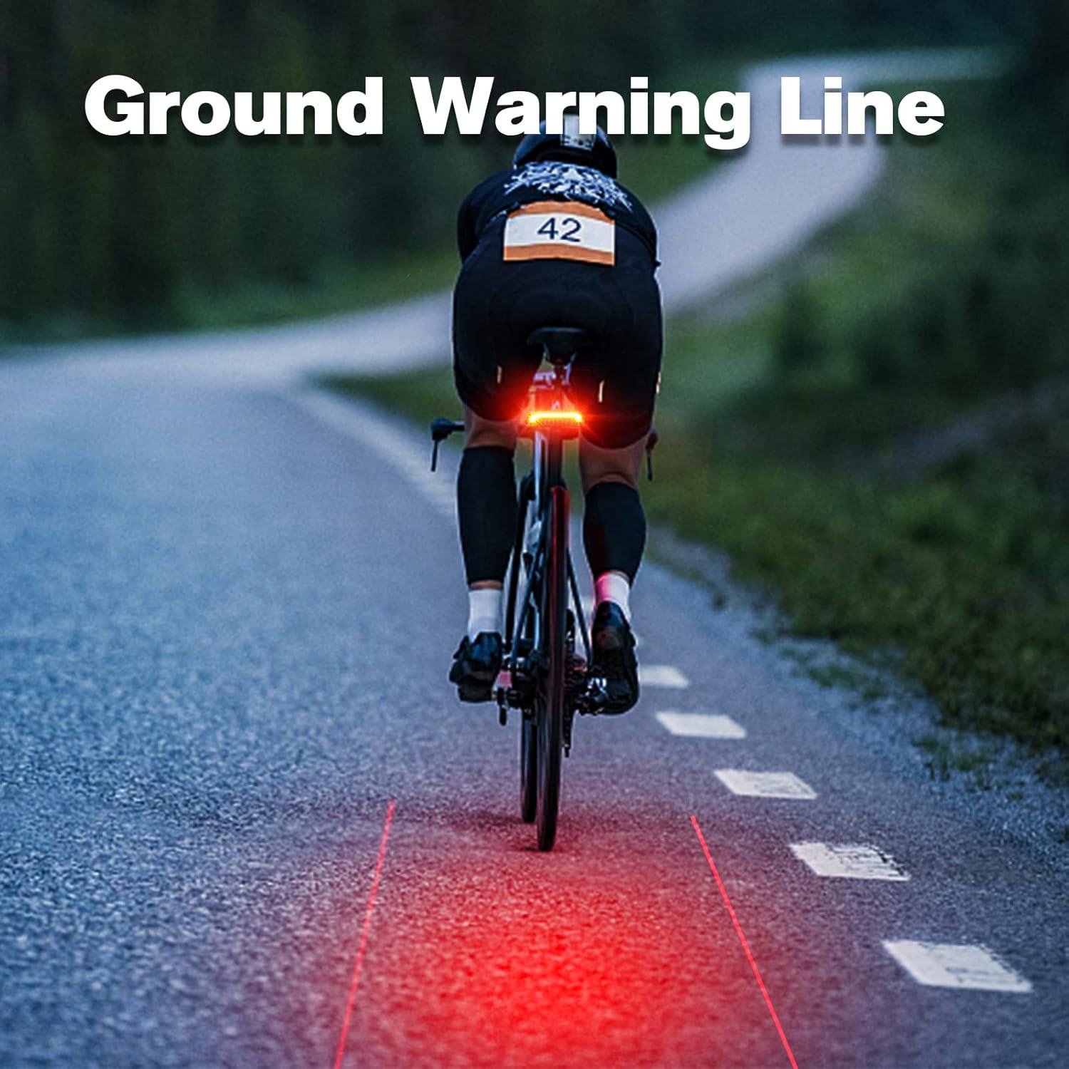 Luz Trasera Inteligente MEILAN X5 para Bicicleta Recargable USB