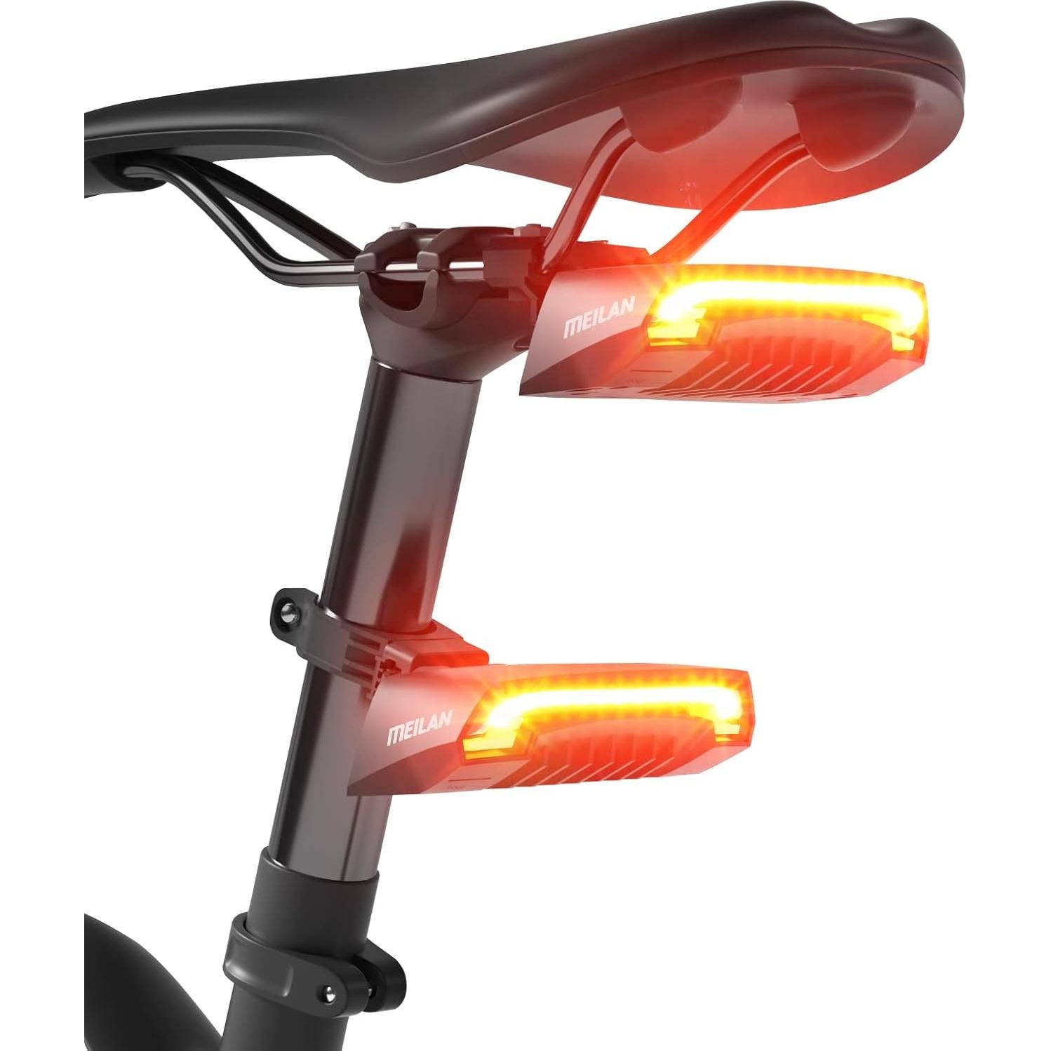 Luz Trasera Inteligente MEILAN X5 para Bicicleta Recargable USB