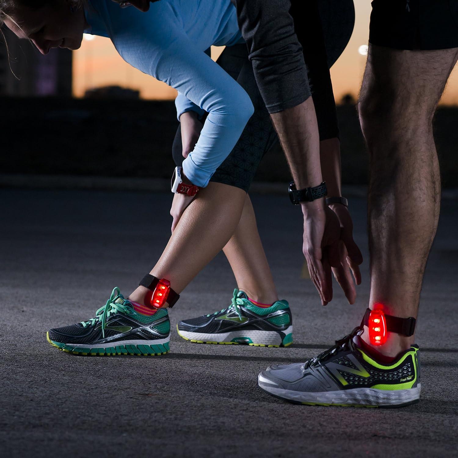 Luces de Seguridad LED Apace EverLightFX Rojo Recargables USB - Paquete de 2