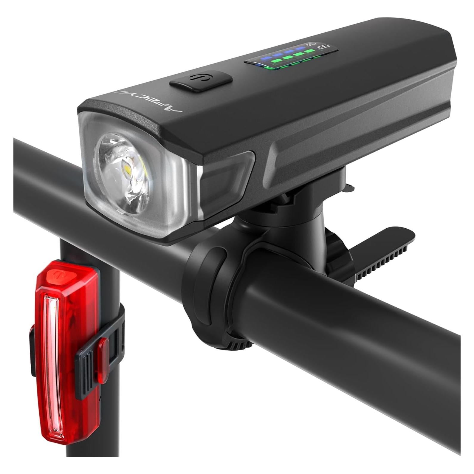 Luces de Bicicleta APECYC Recargables USB 1200 Lúmenes