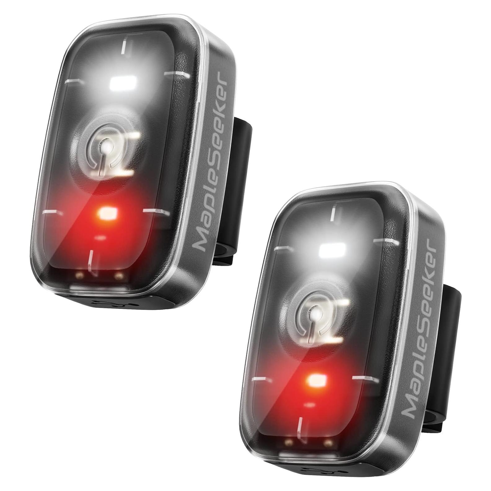 Luz de Seguridad LED MapleSeeker, 5 Modos, Recargable USB